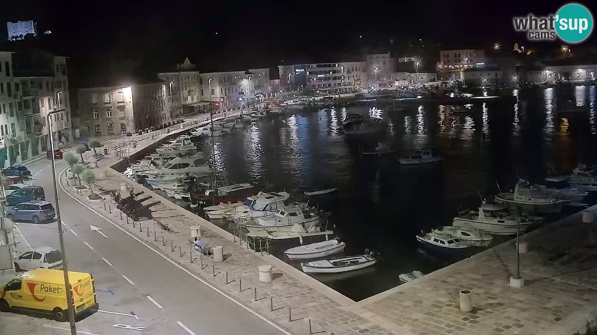 Senj Spletna kamera – pogled na obalo Senja