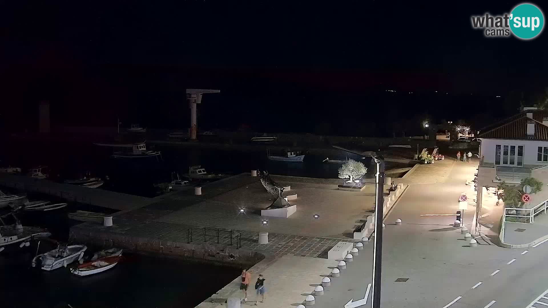 Kamera u živo Senj – Panoramski pogled na senjsku rivu