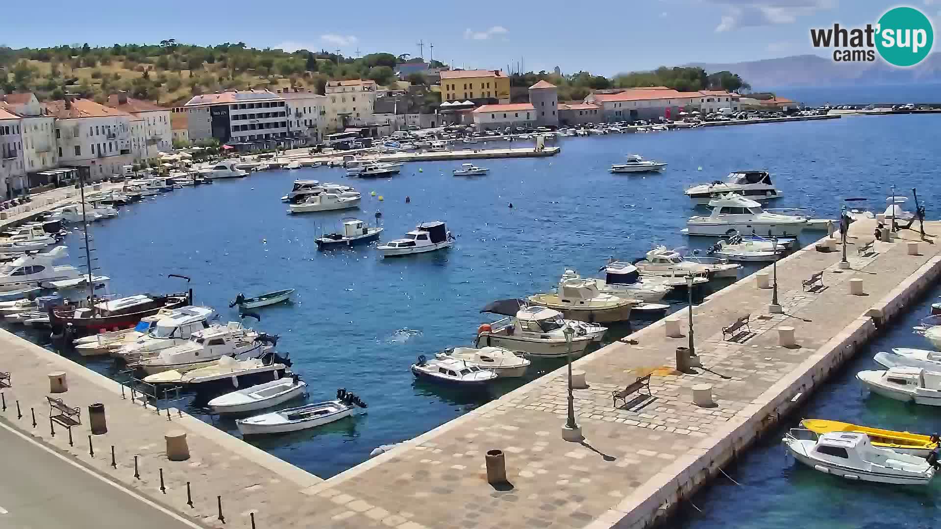 Senj Webcam – Panoramic view of Senj riva