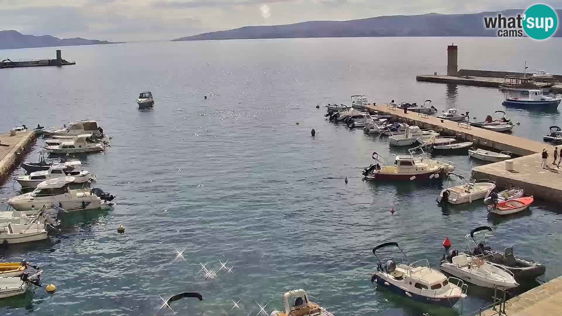 Senj camera en vivo – Vista panorámica de Senj riva