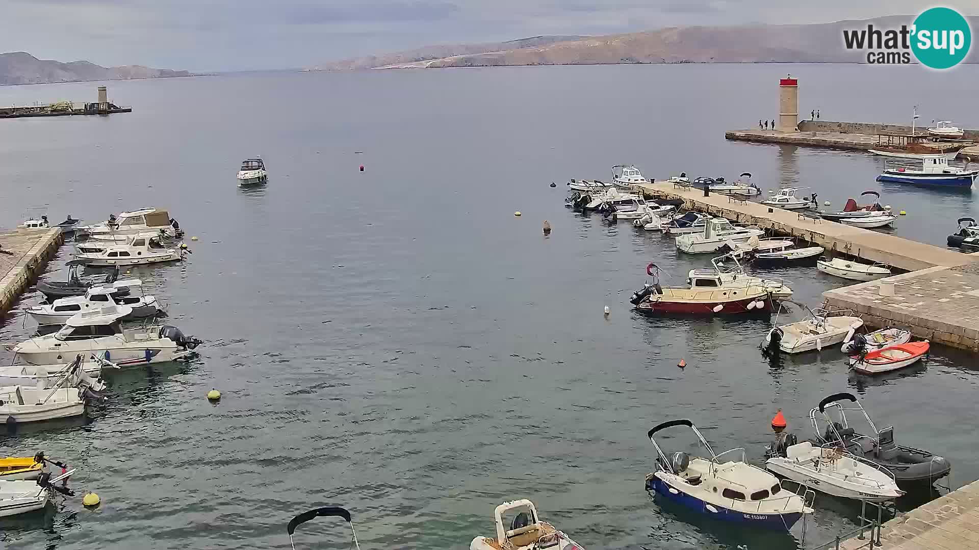 Kamera u živo Senj – Panoramski pogled na senjsku rivu