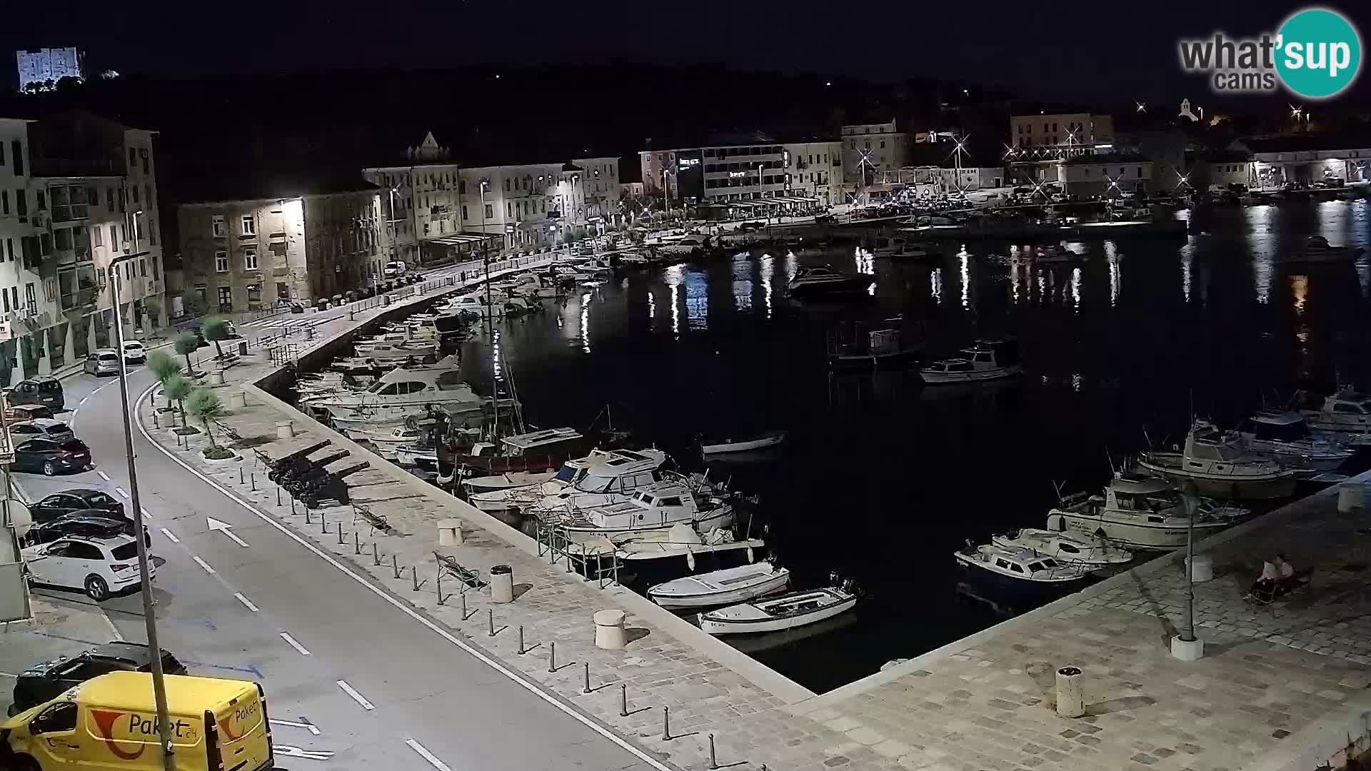 Senj Webcam – Panoramic view of Senj riva