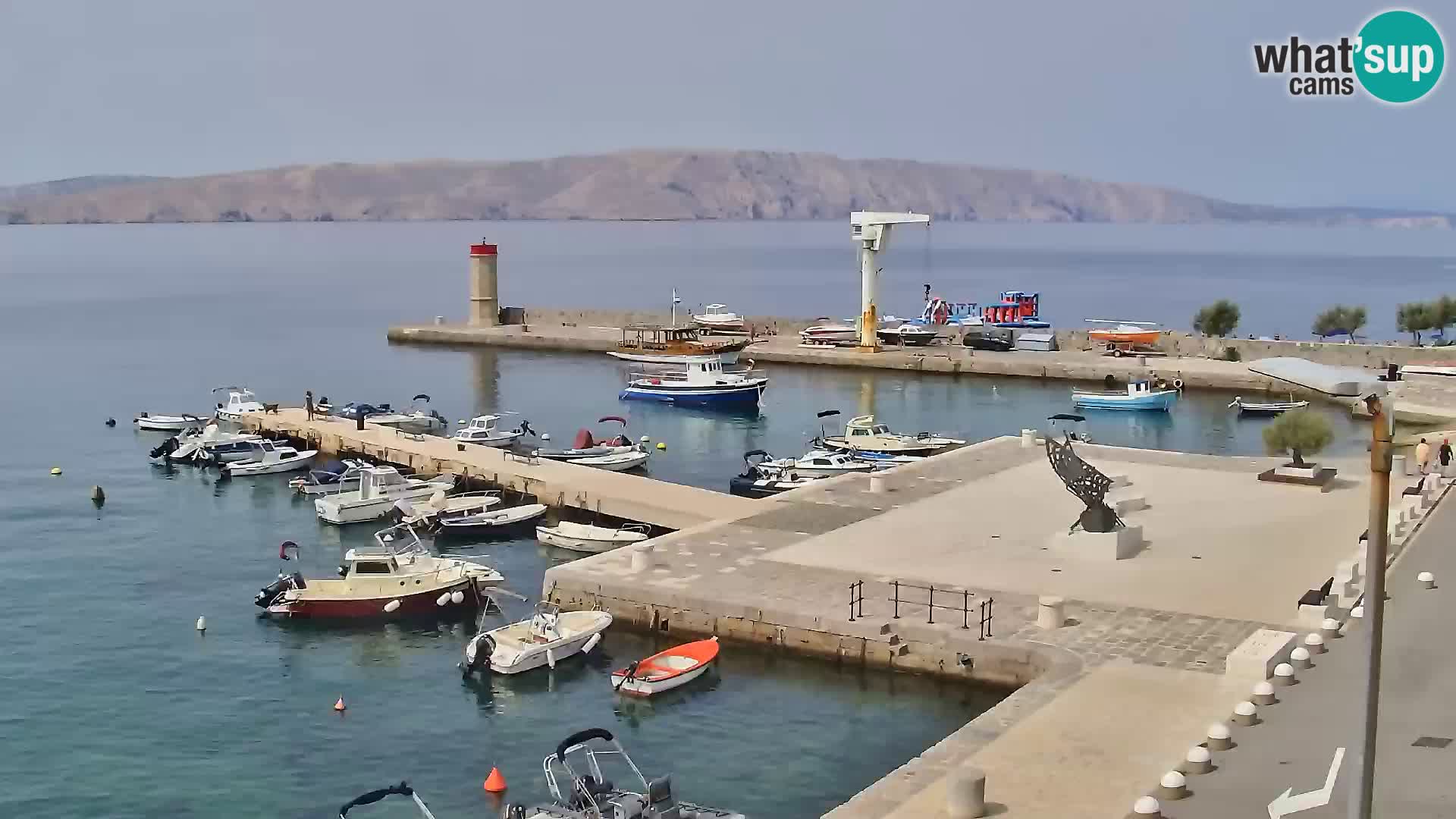 Senj camera en vivo – Vista panorámica de Senj riva