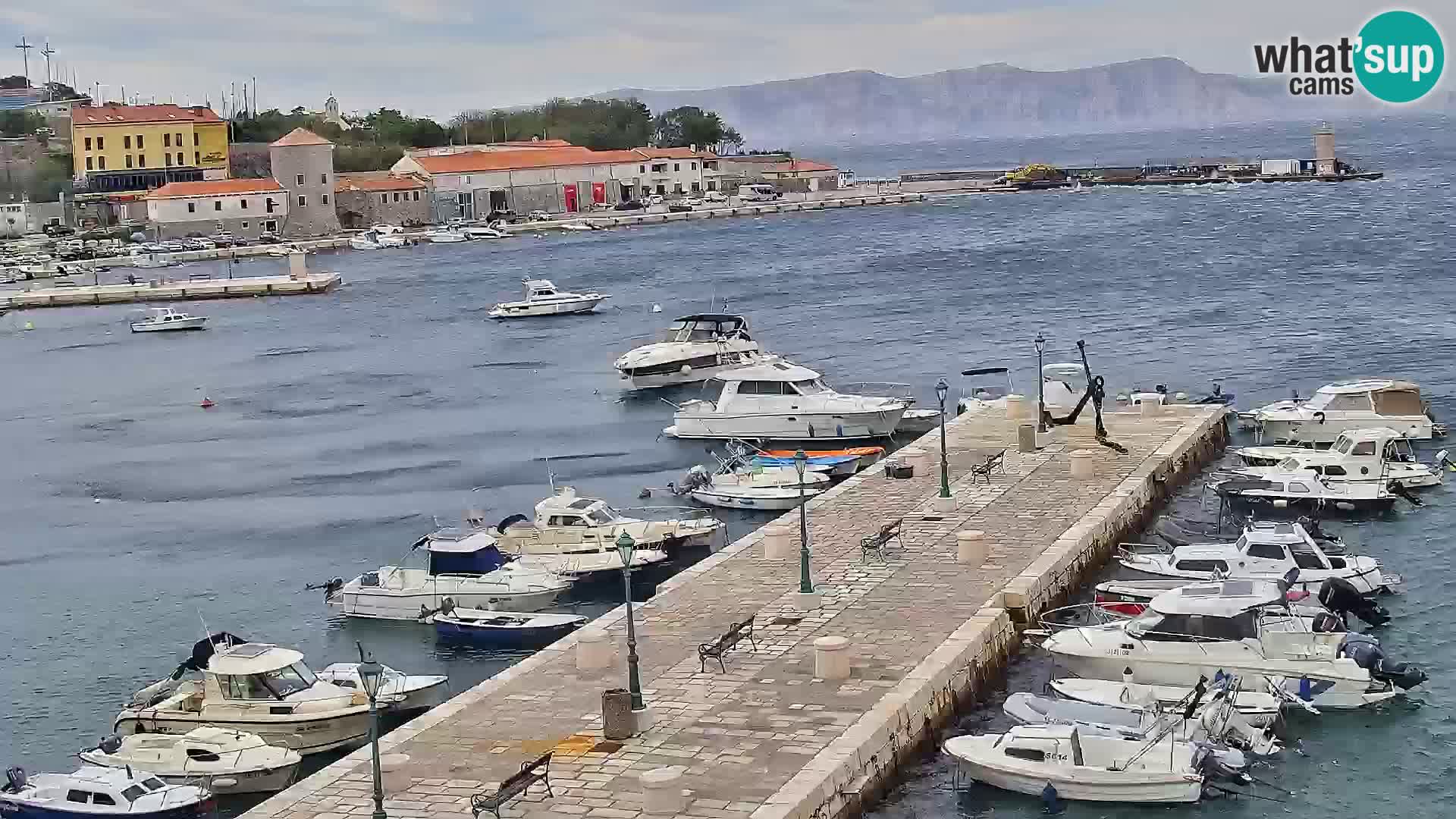 Senj camera en vivo – Vista panorámica de Senj riva
