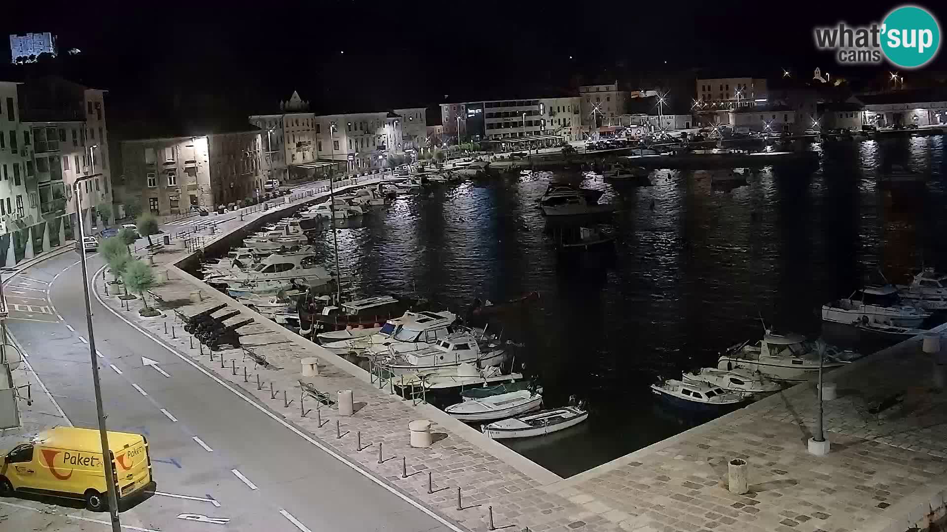 Senj Spletna kamera – pogled na obalo Senja