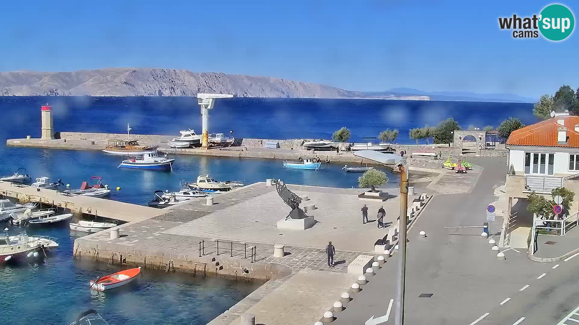 Webcam Segna – Panorama dell’lungomare di Senj