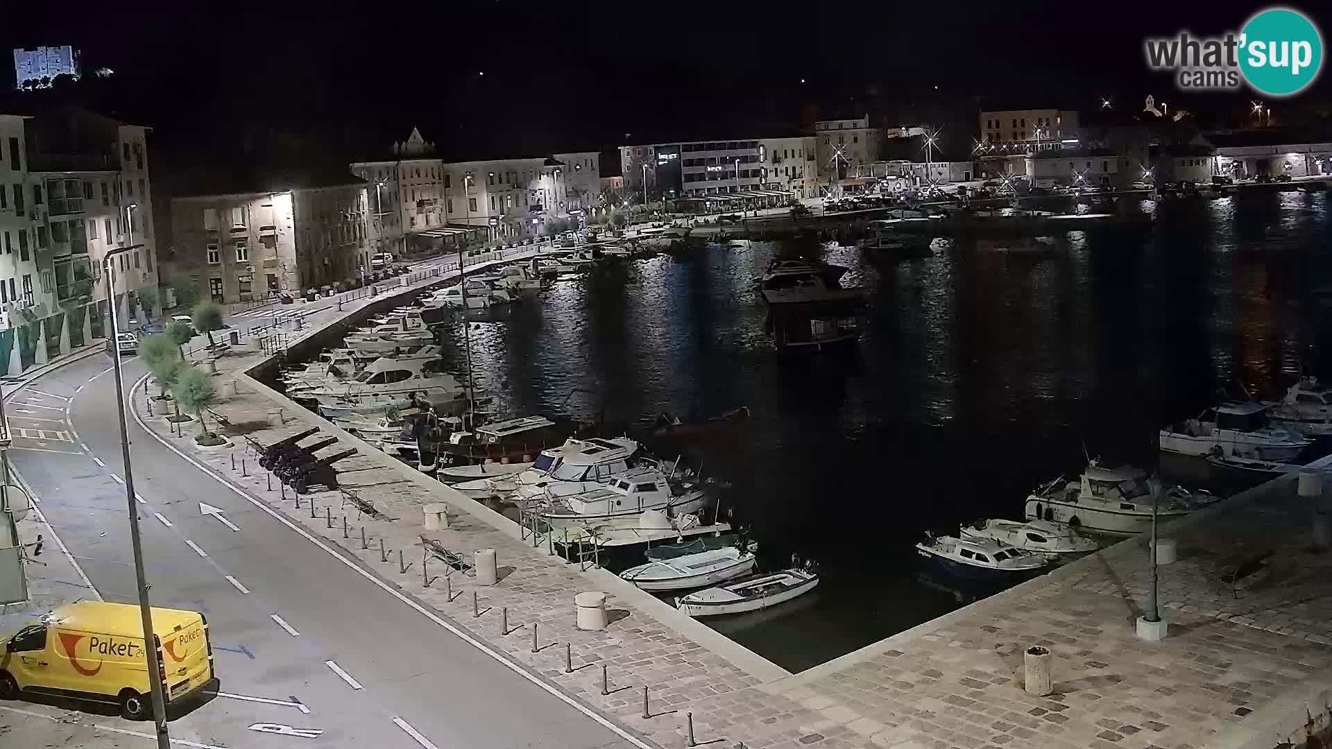 Kamera u živo Senj – Panoramski pogled na senjsku rivu