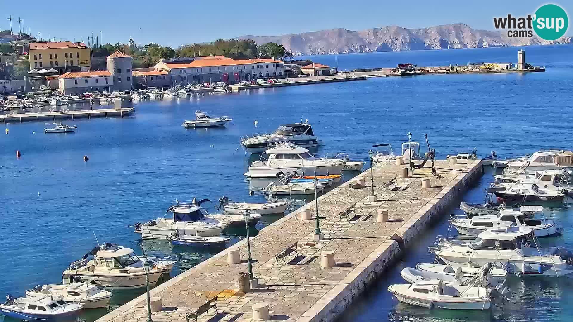 Senj Webcam – Panoramic view of Senj riva