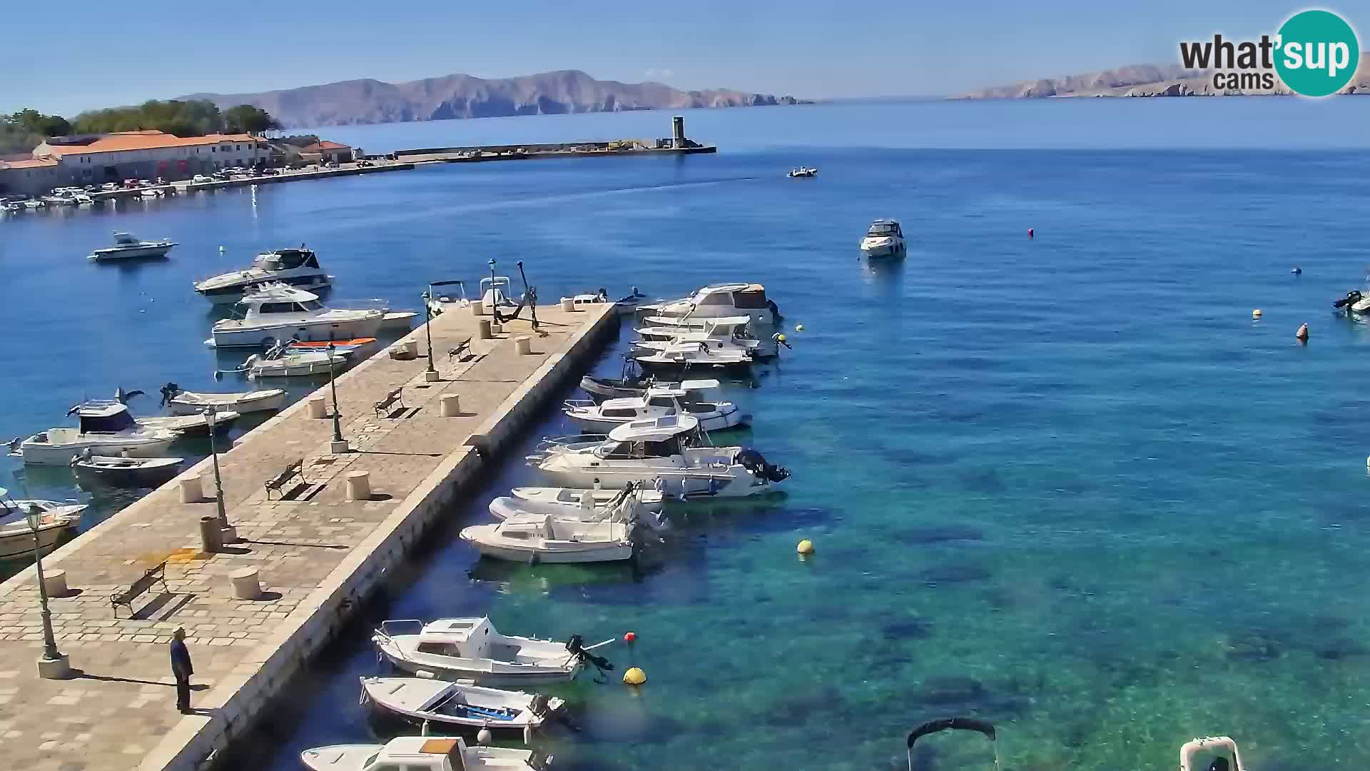 Senj camera en vivo – Vista panorámica de Senj riva