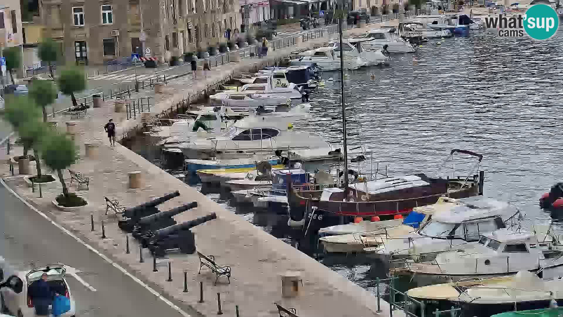 Senj Webcam – Panoramic view of Senj riva