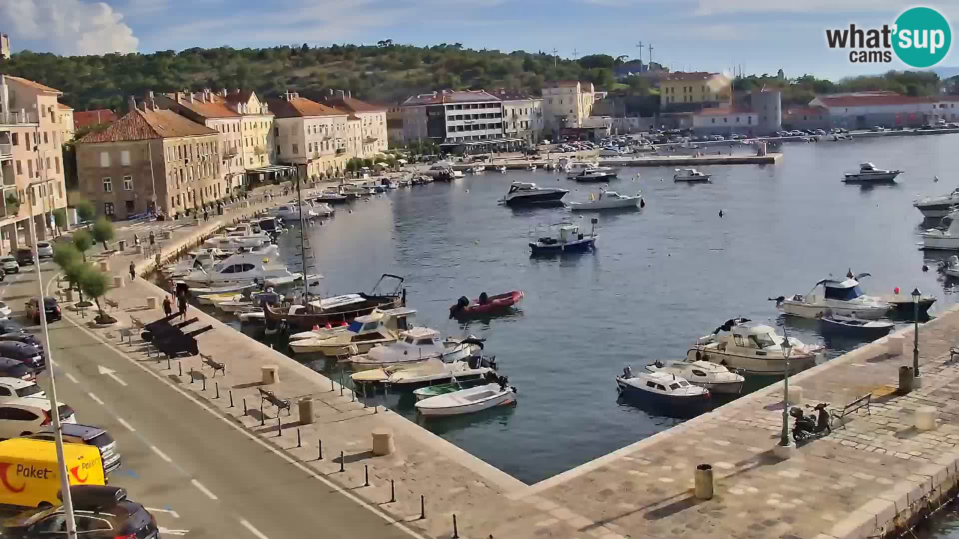 Senj Webcam – Panoramic view of Senj riva