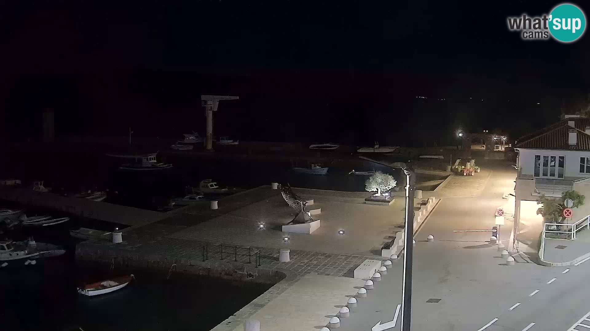 Kamera u živo Senj – Panoramski pogled na senjsku rivu