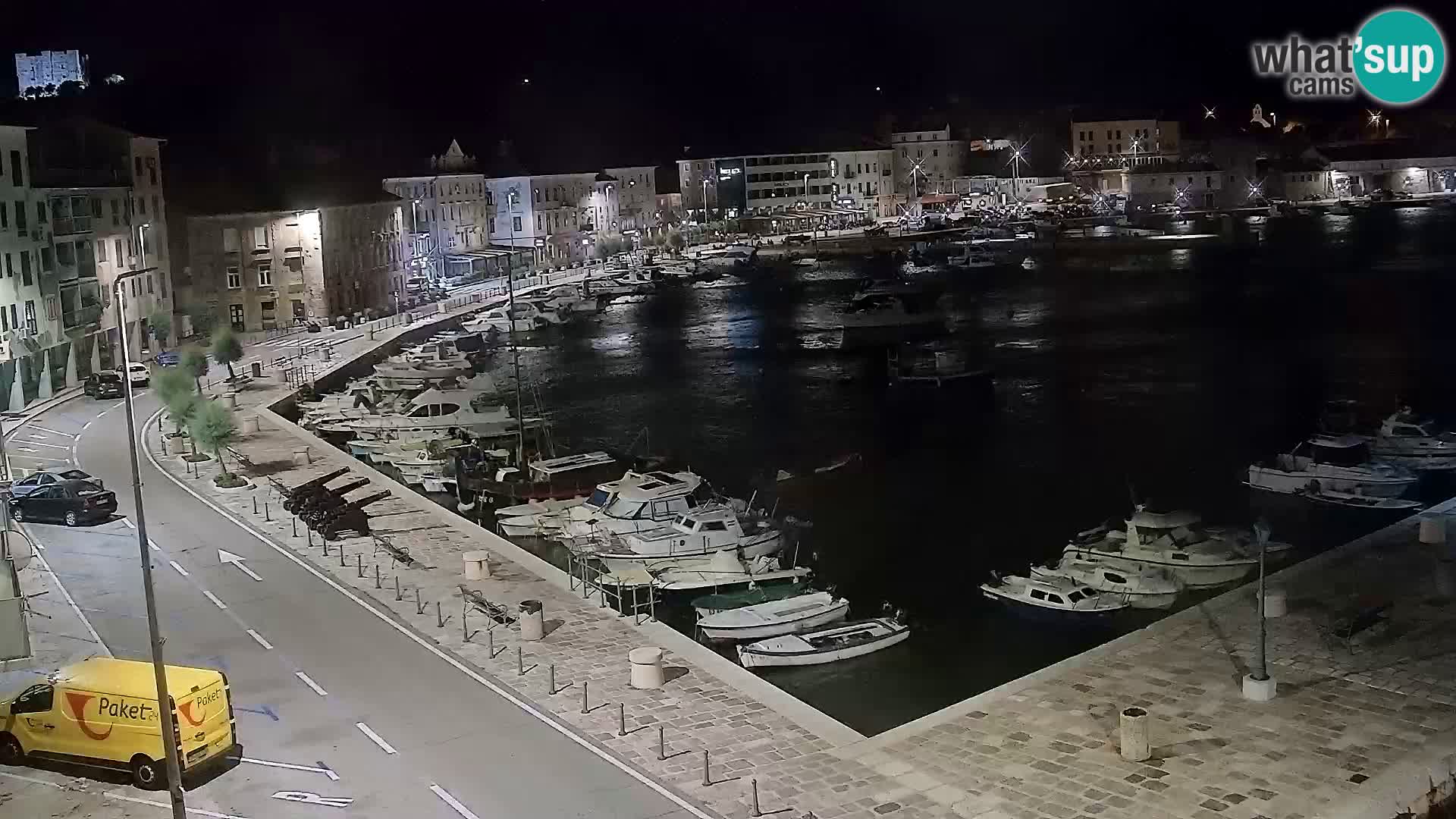 Senj Webcam – Panoramic view of Senj riva