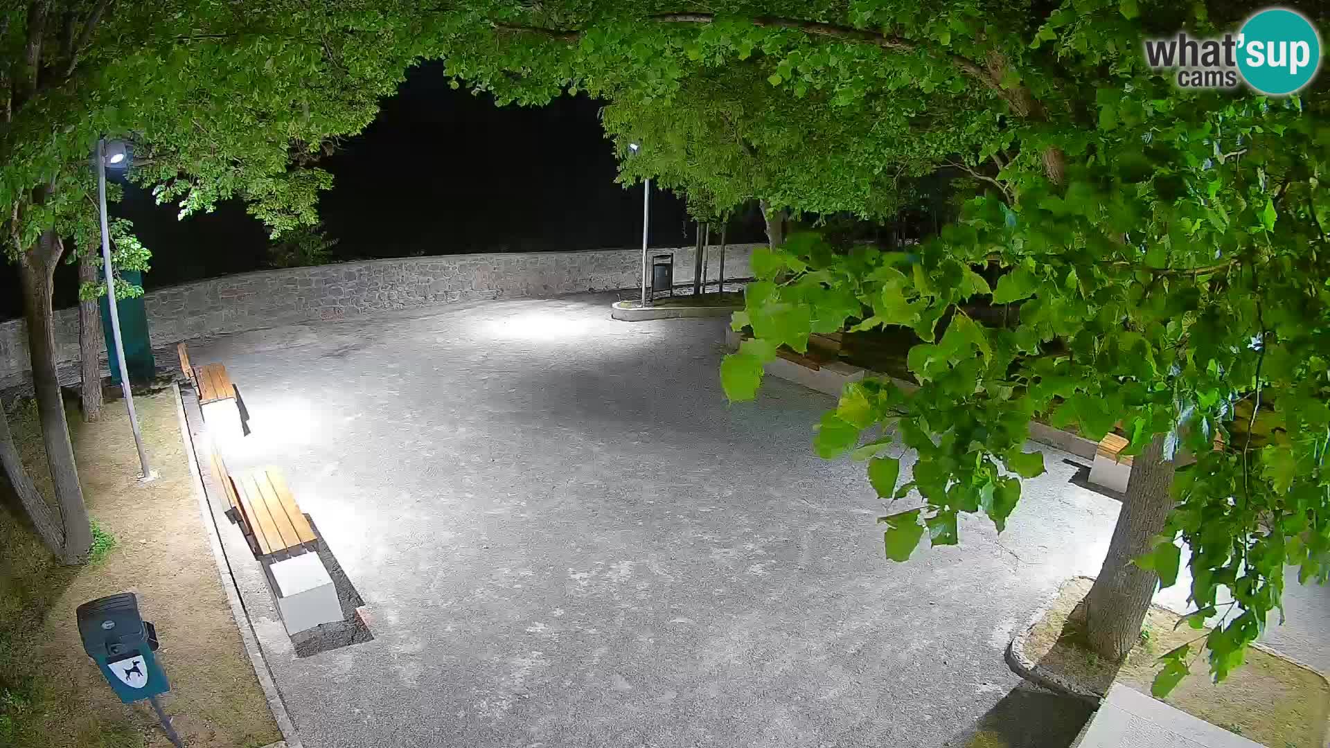 Senj Live Cam – Writers’ Park and the Velebit Channel