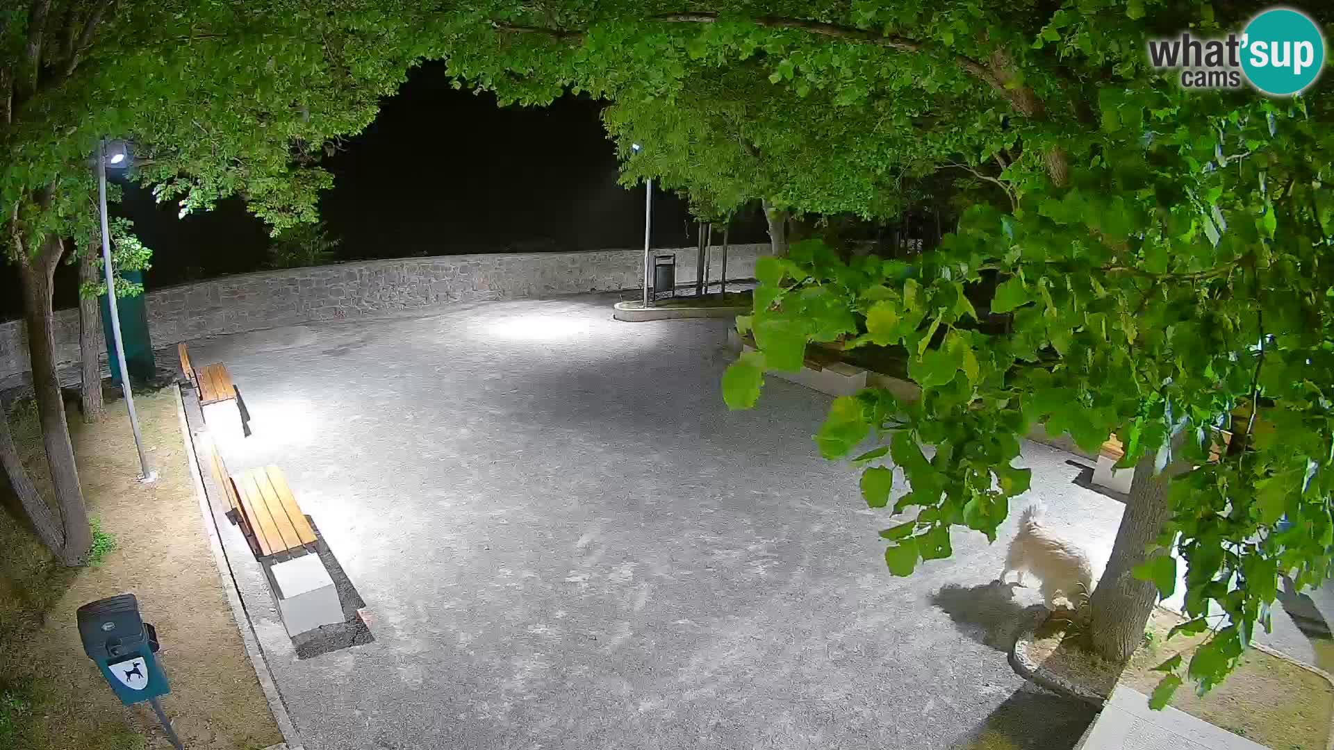 Senj Live Cam – Writers’ Park and the Velebit Channel