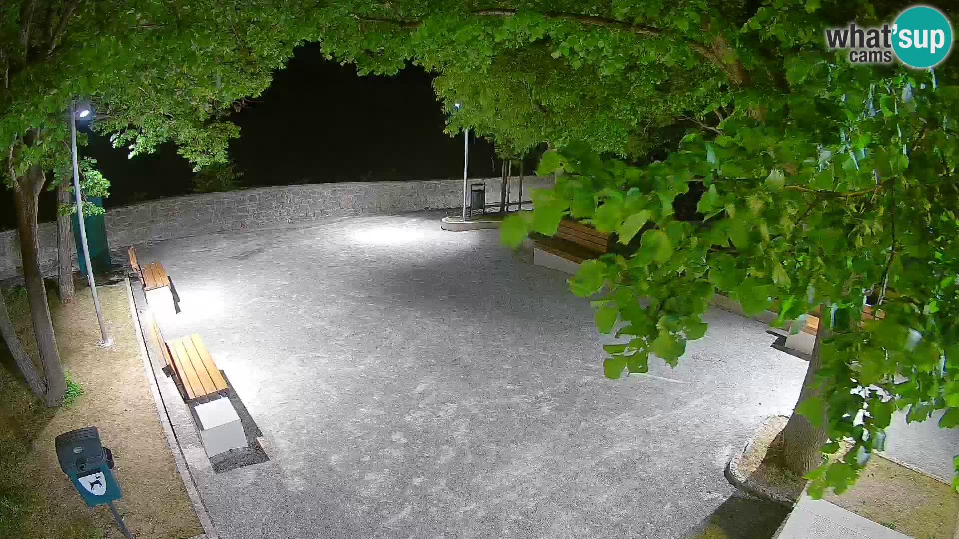 Senj Live Cam – Writers’ Park and the Velebit Channel
