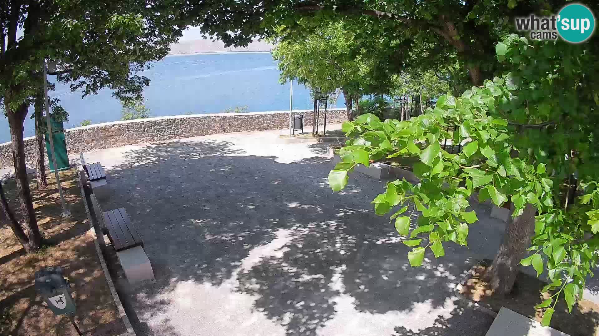 Kamera uživo Senj – Park književnika i Velebitski kanal