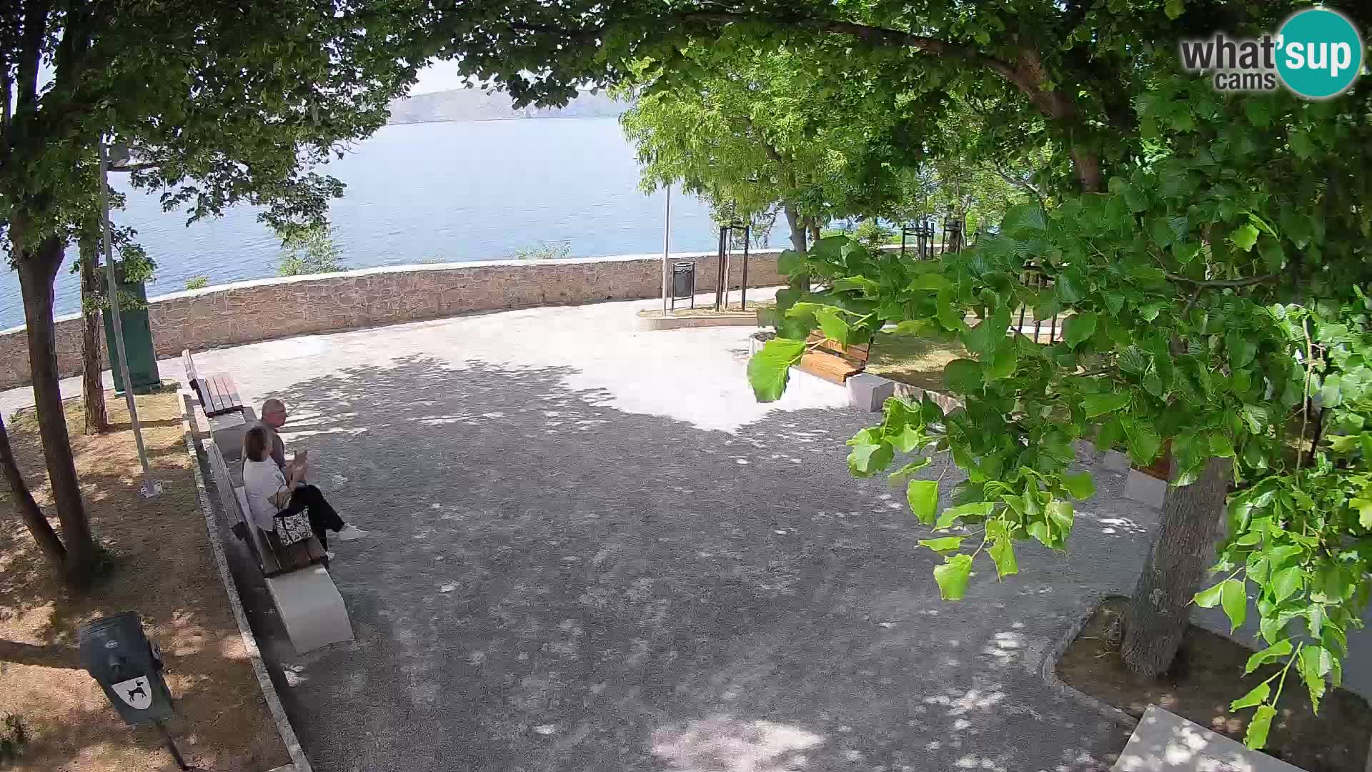 Kamera uživo Senj – Park književnika i Velebitski kanal