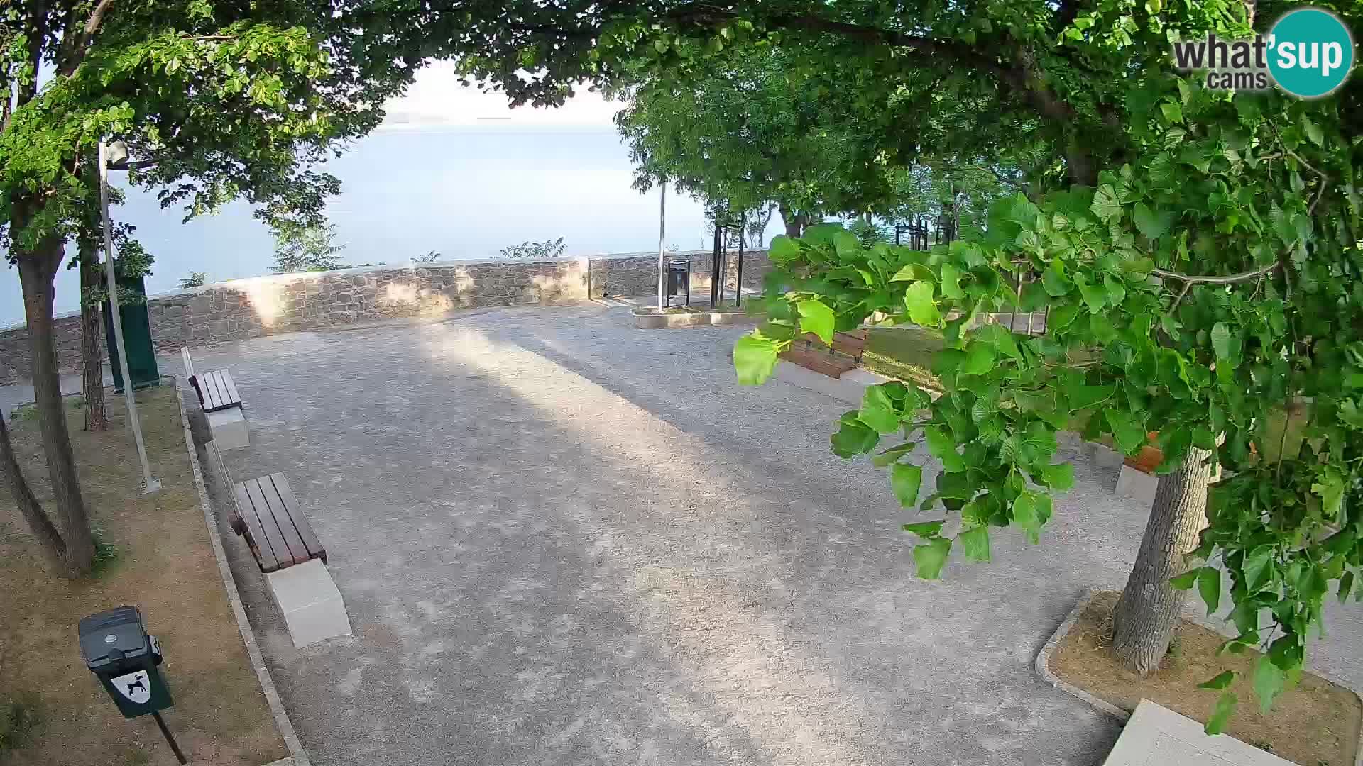 Kamera uživo Senj – Park književnika i Velebitski kanal