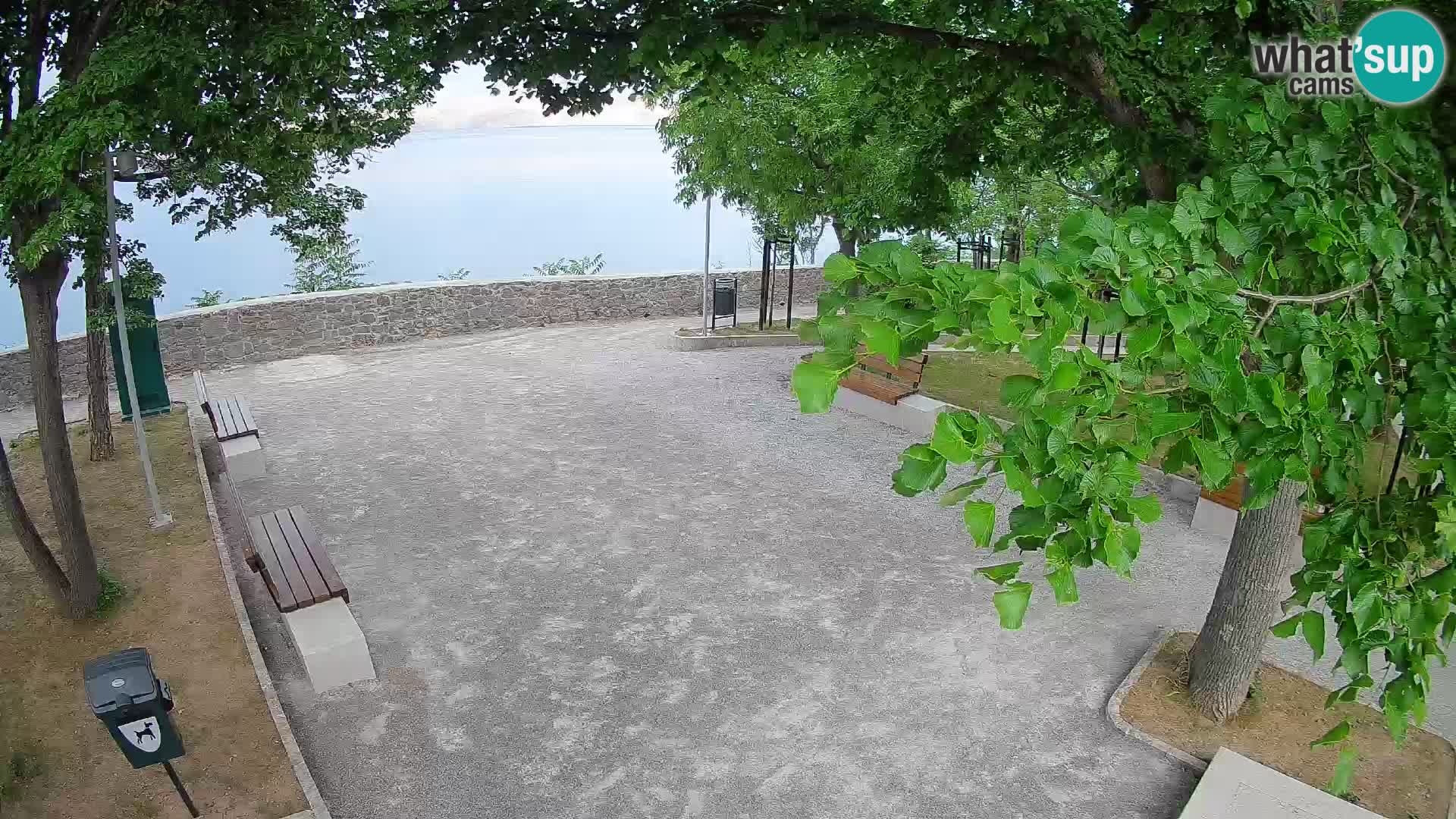Kamera uživo Senj – Park književnika i Velebitski kanal