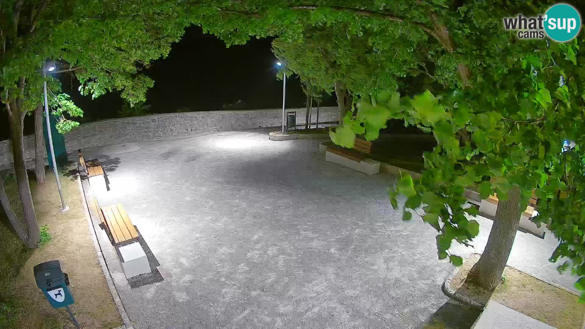 Kamera uživo Senj – Park književnika i Velebitski kanal