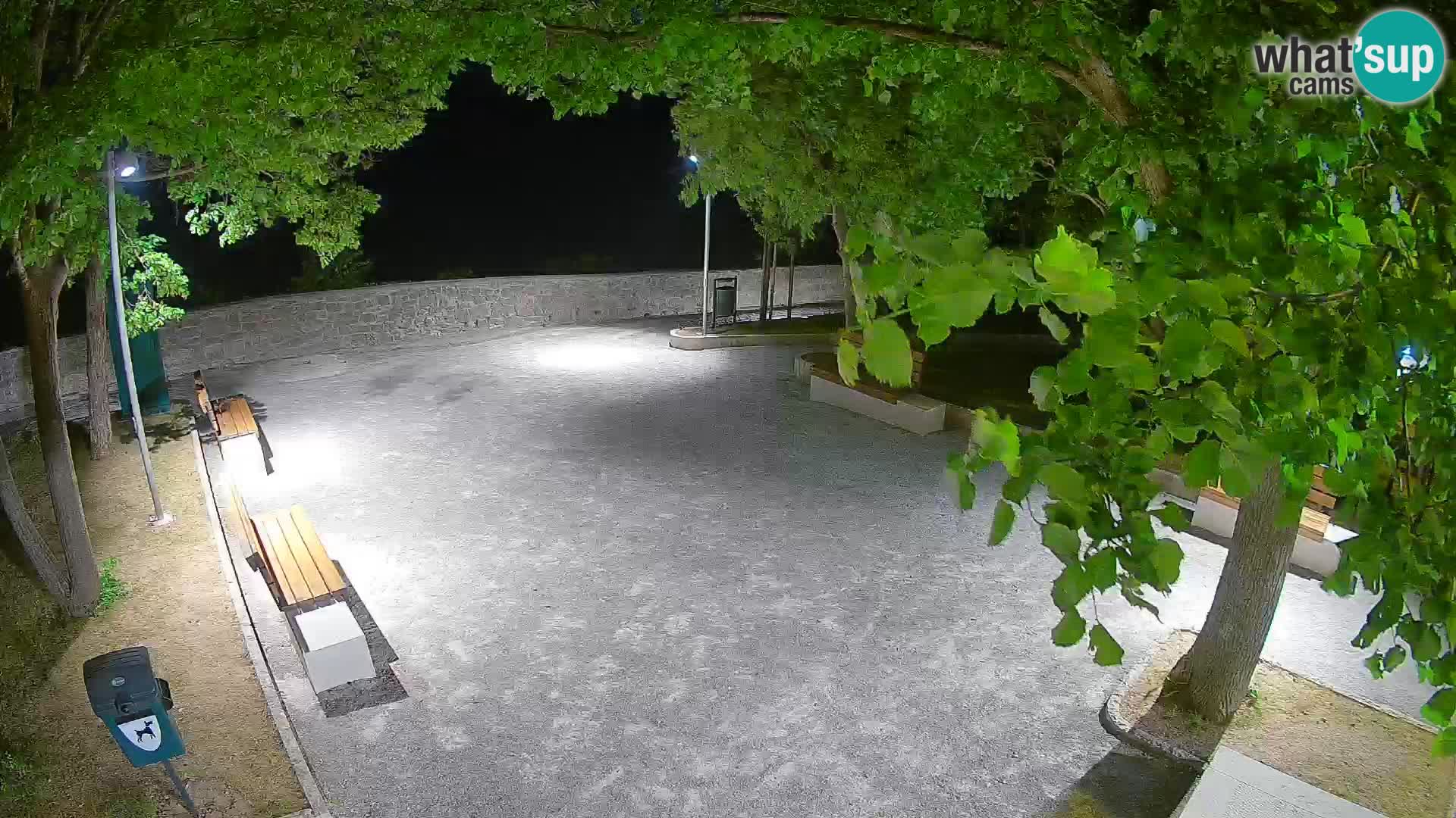 Senj Live Cam – Writers’ Park and the Velebit Channel