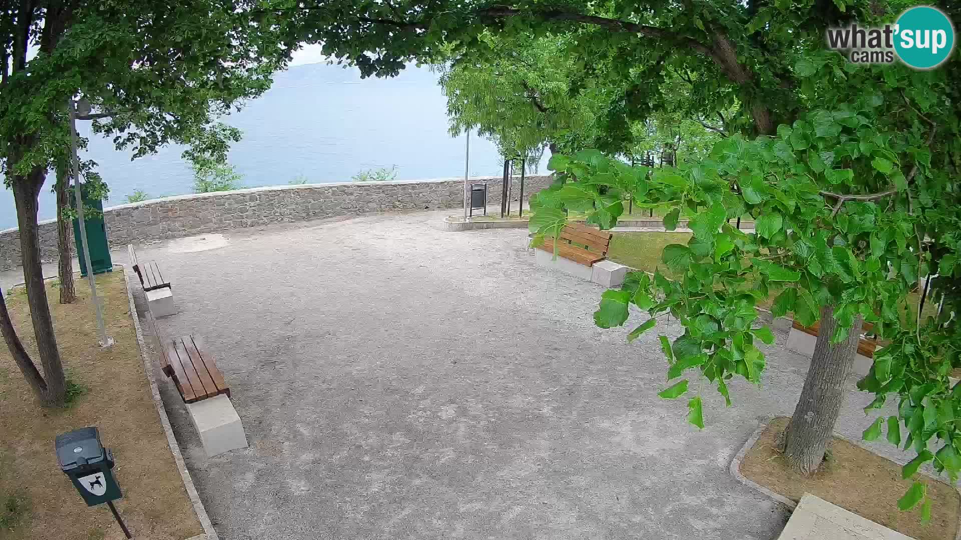 Kamera uživo Senj – Park književnika i Velebitski kanal