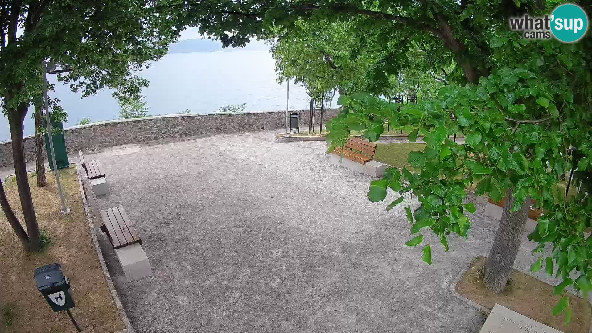 Kamera uživo Senj – Park književnika i Velebitski kanal