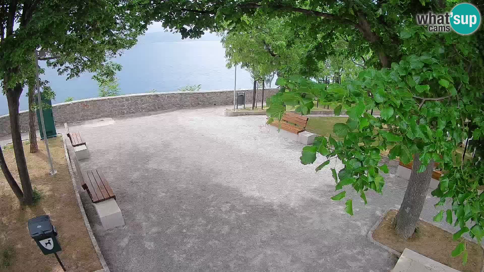 Kamera uživo Senj – Park književnika i Velebitski kanal