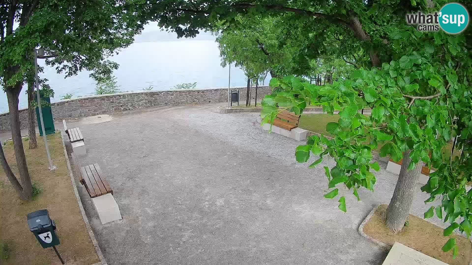 Kamera uživo Senj – Park književnika i Velebitski kanal