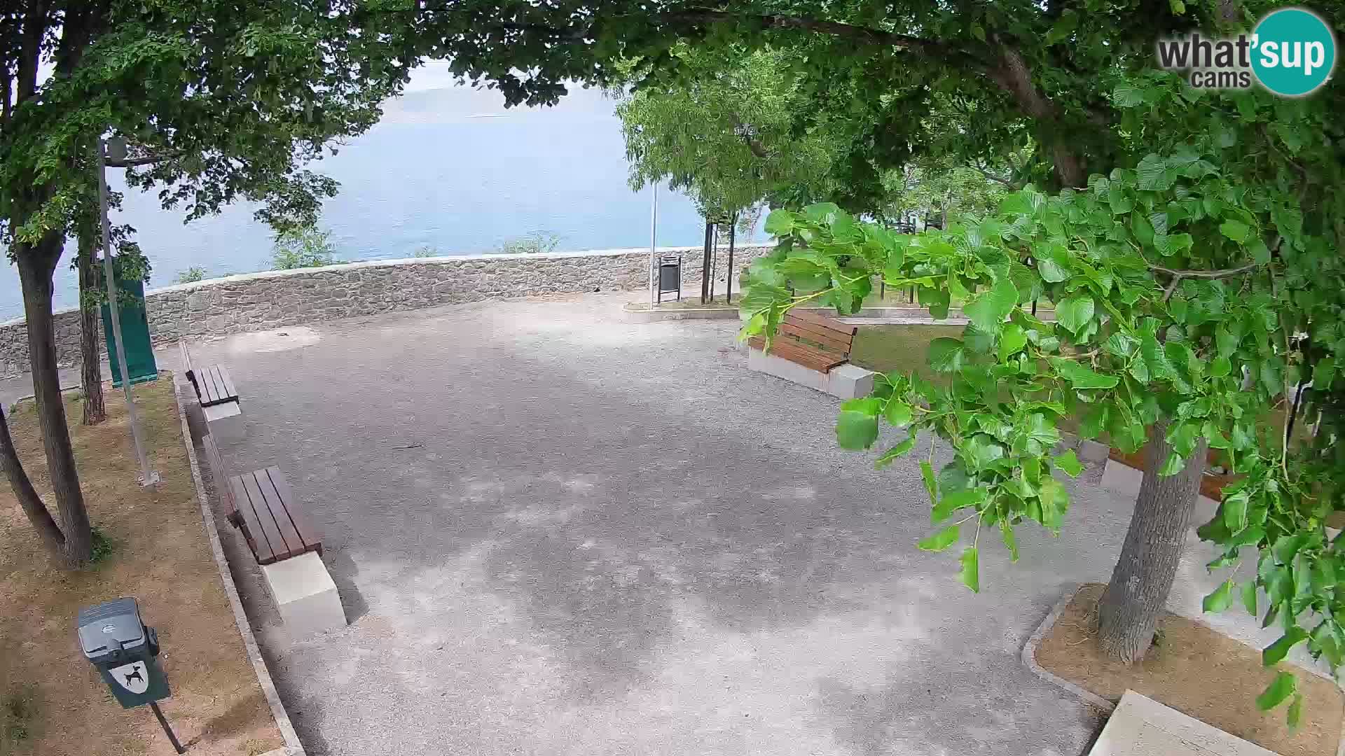 Kamera uživo Senj – Park književnika i Velebitski kanal