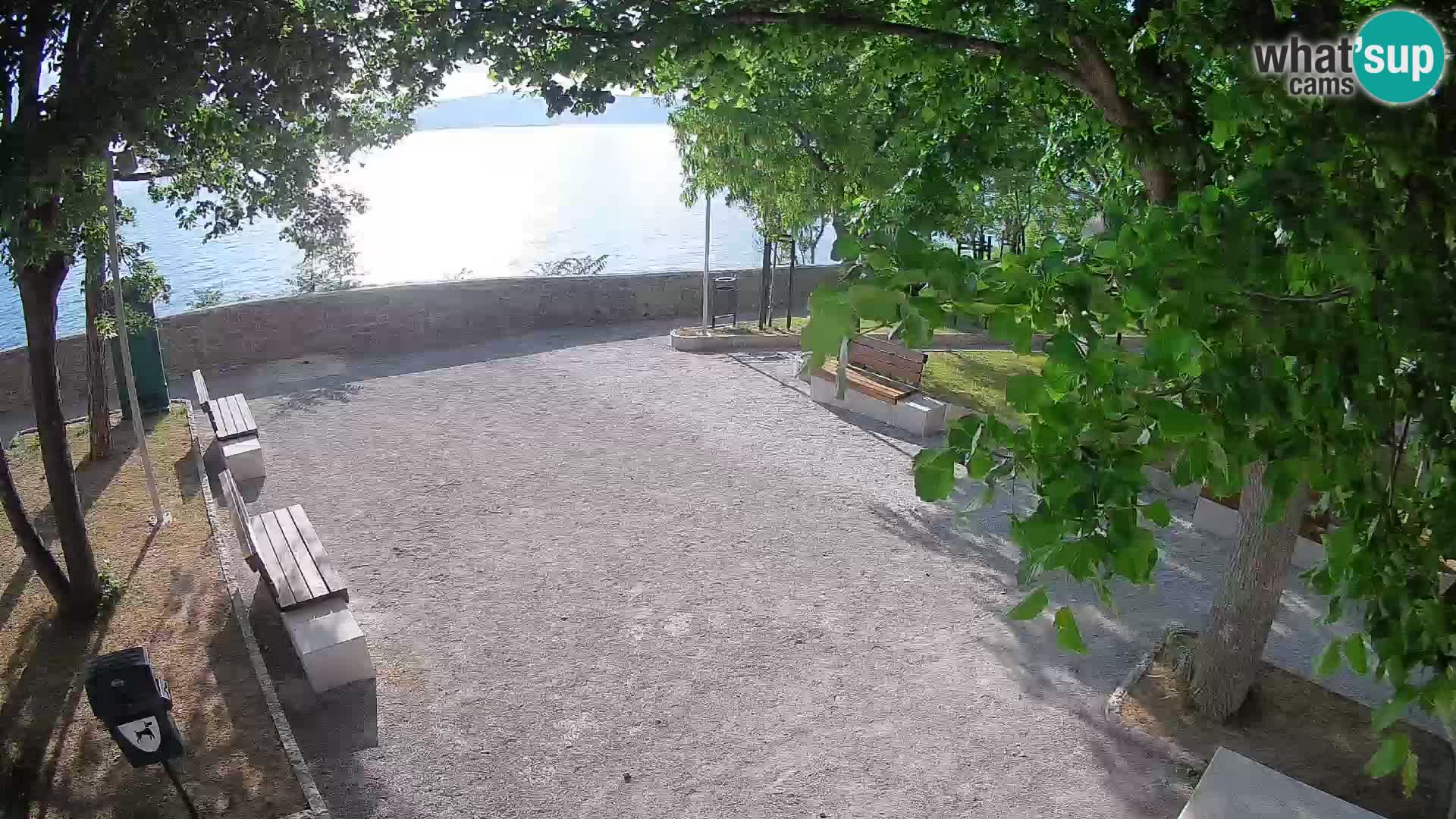 Senj Live Cam – Writers’ Park and the Velebit Channel