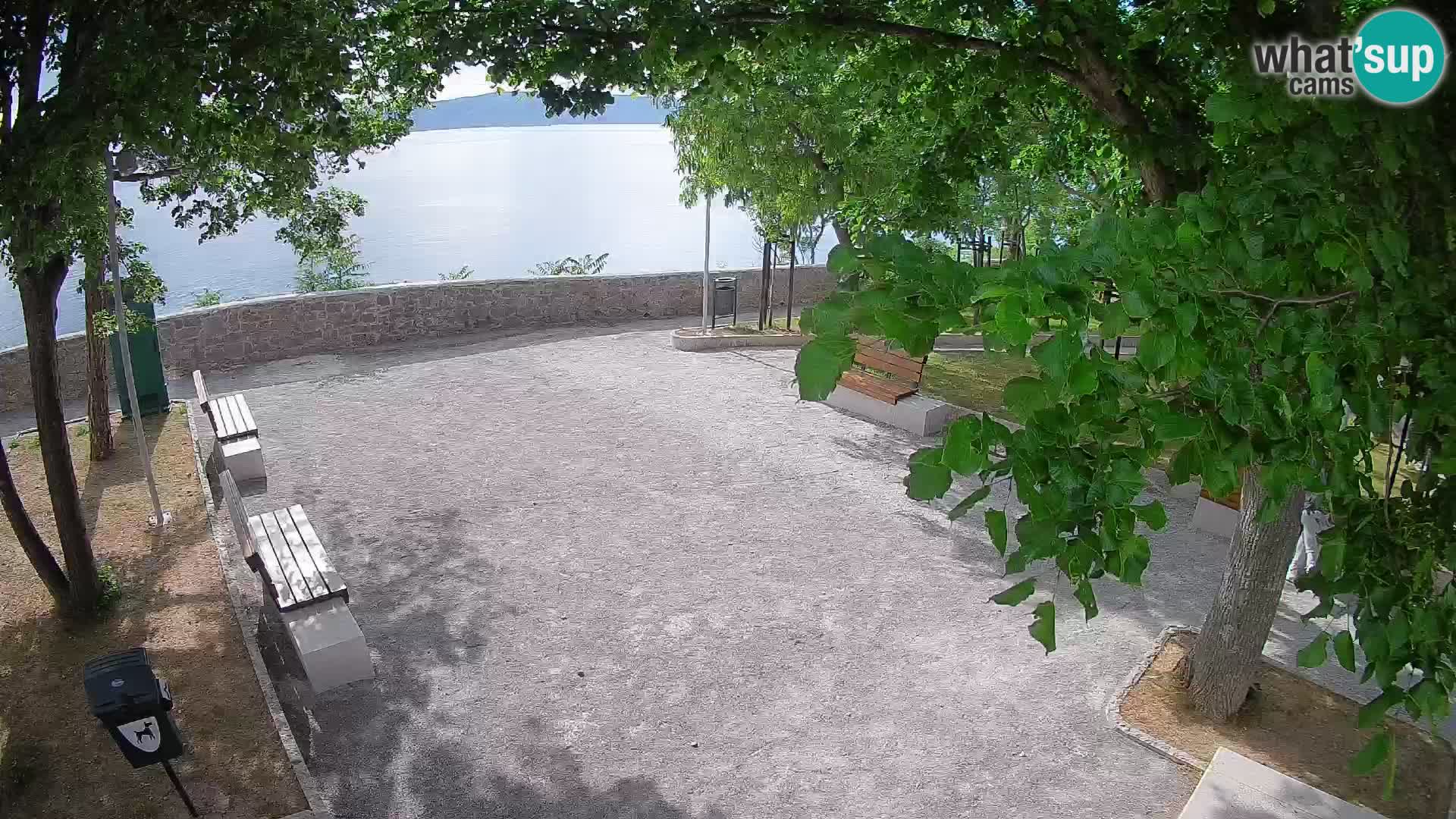 Kamera uživo Senj – Park književnika i Velebitski kanal