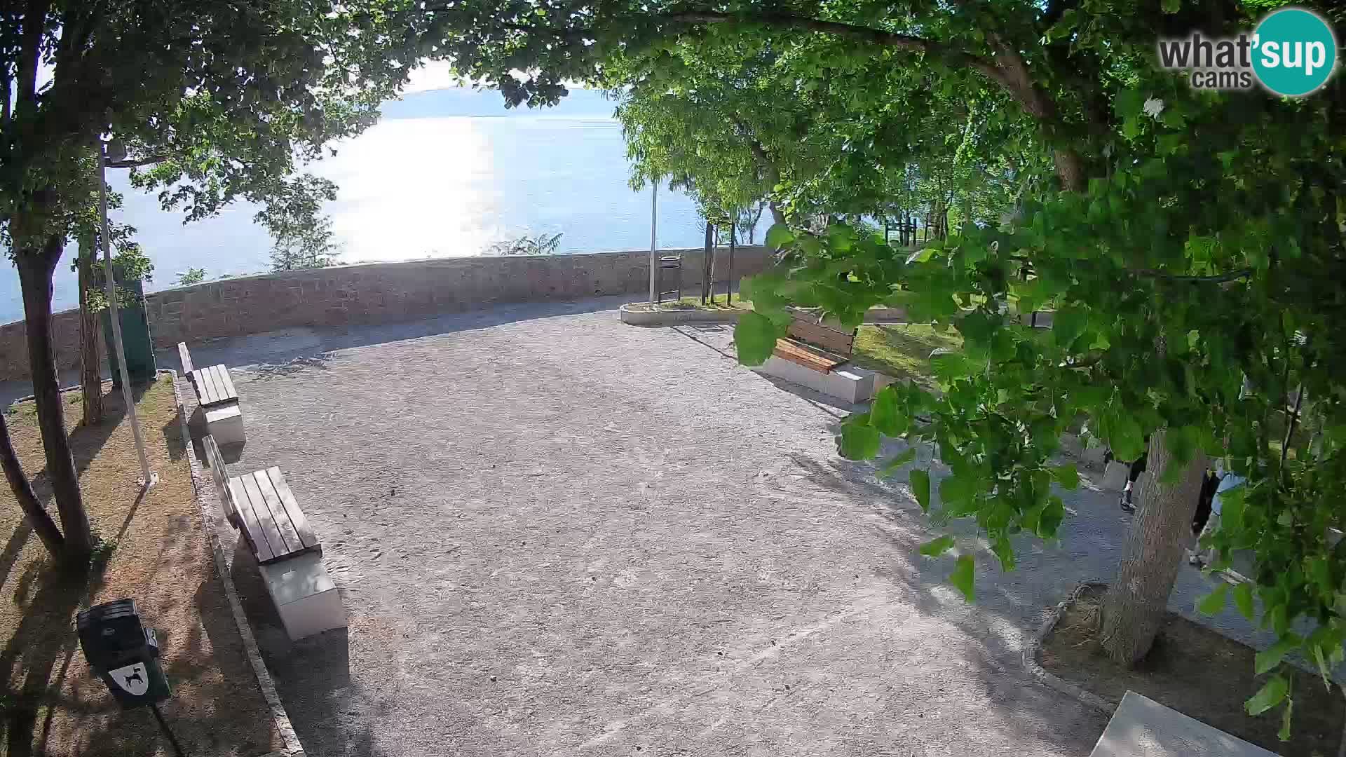 Kamera uživo Senj – Park književnika i Velebitski kanal