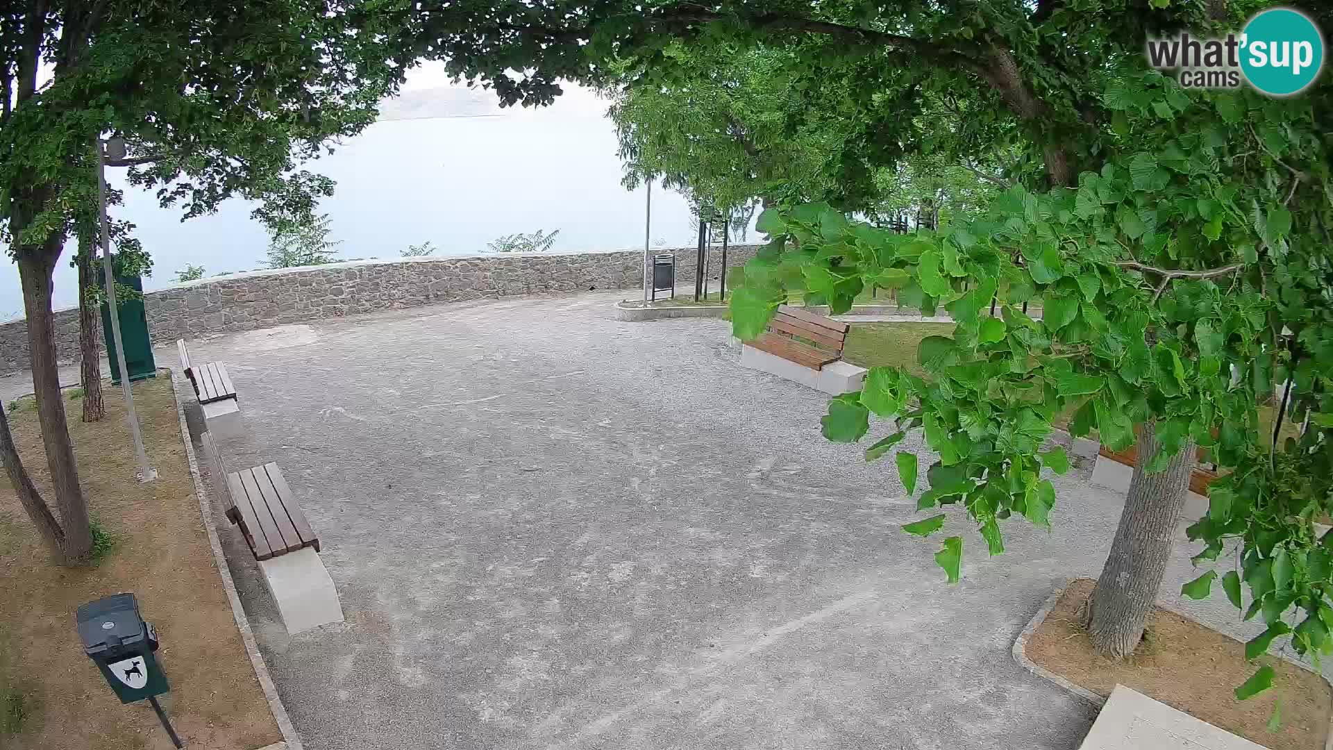 Kamera uživo Senj – Park književnika i Velebitski kanal