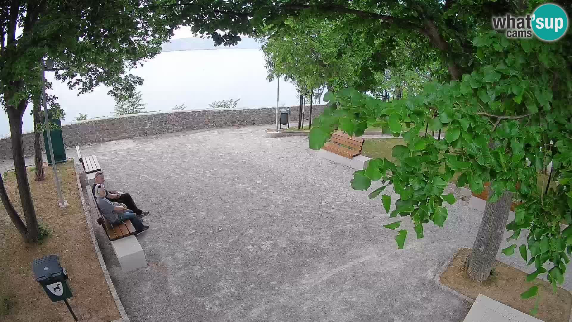 Kamera uživo Senj – Park književnika i Velebitski kanal