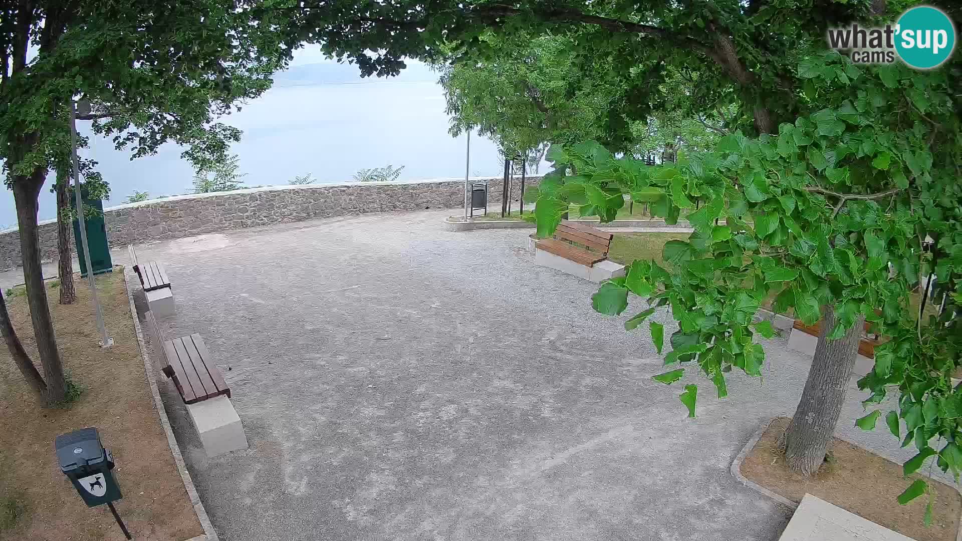 Kamera uživo Senj – Park književnika i Velebitski kanal