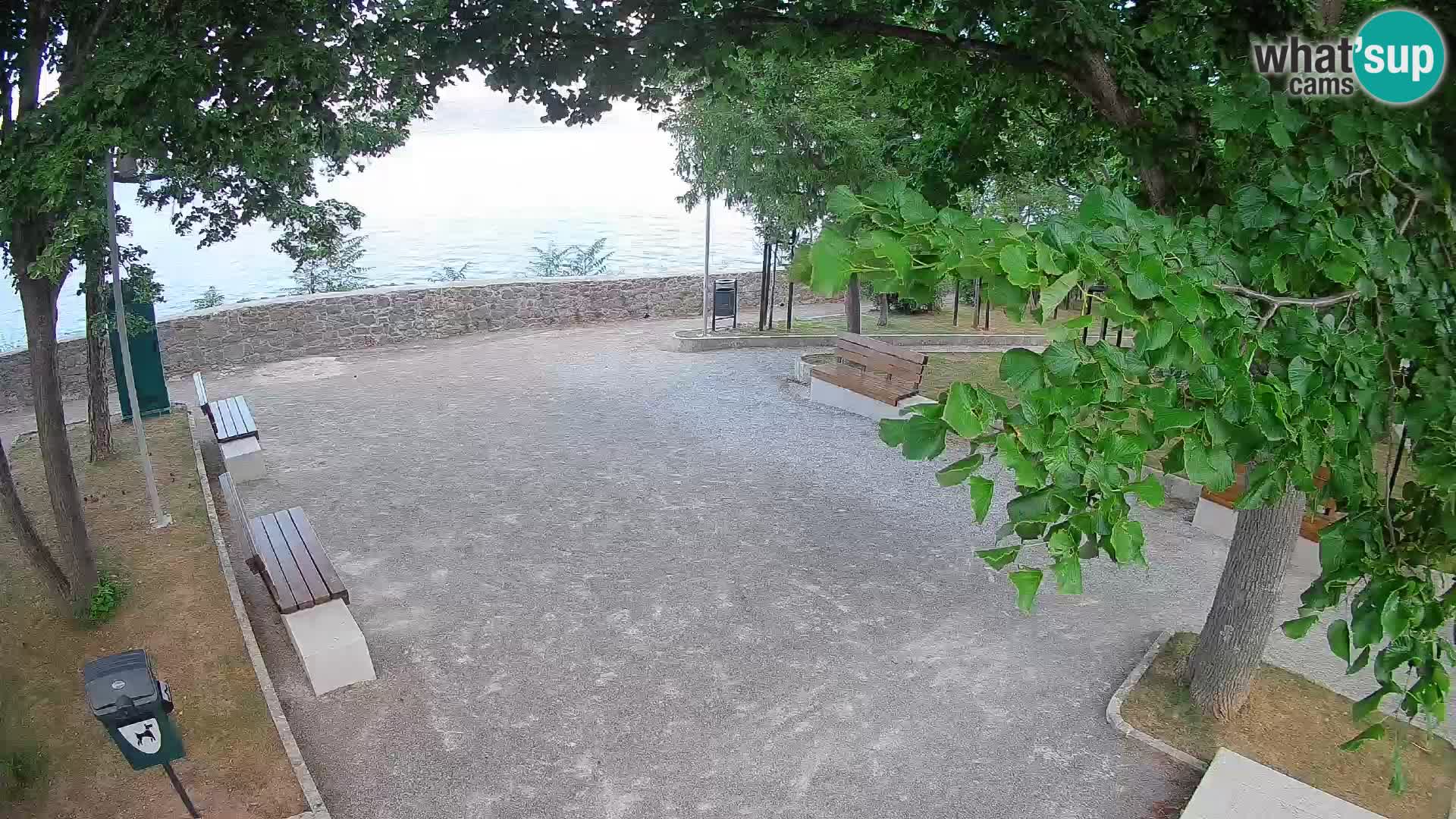 Kamera uživo Senj – Park književnika i Velebitski kanal