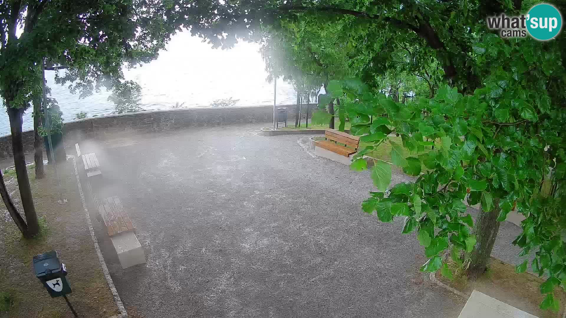 Kamera uživo Senj – Park književnika i Velebitski kanal