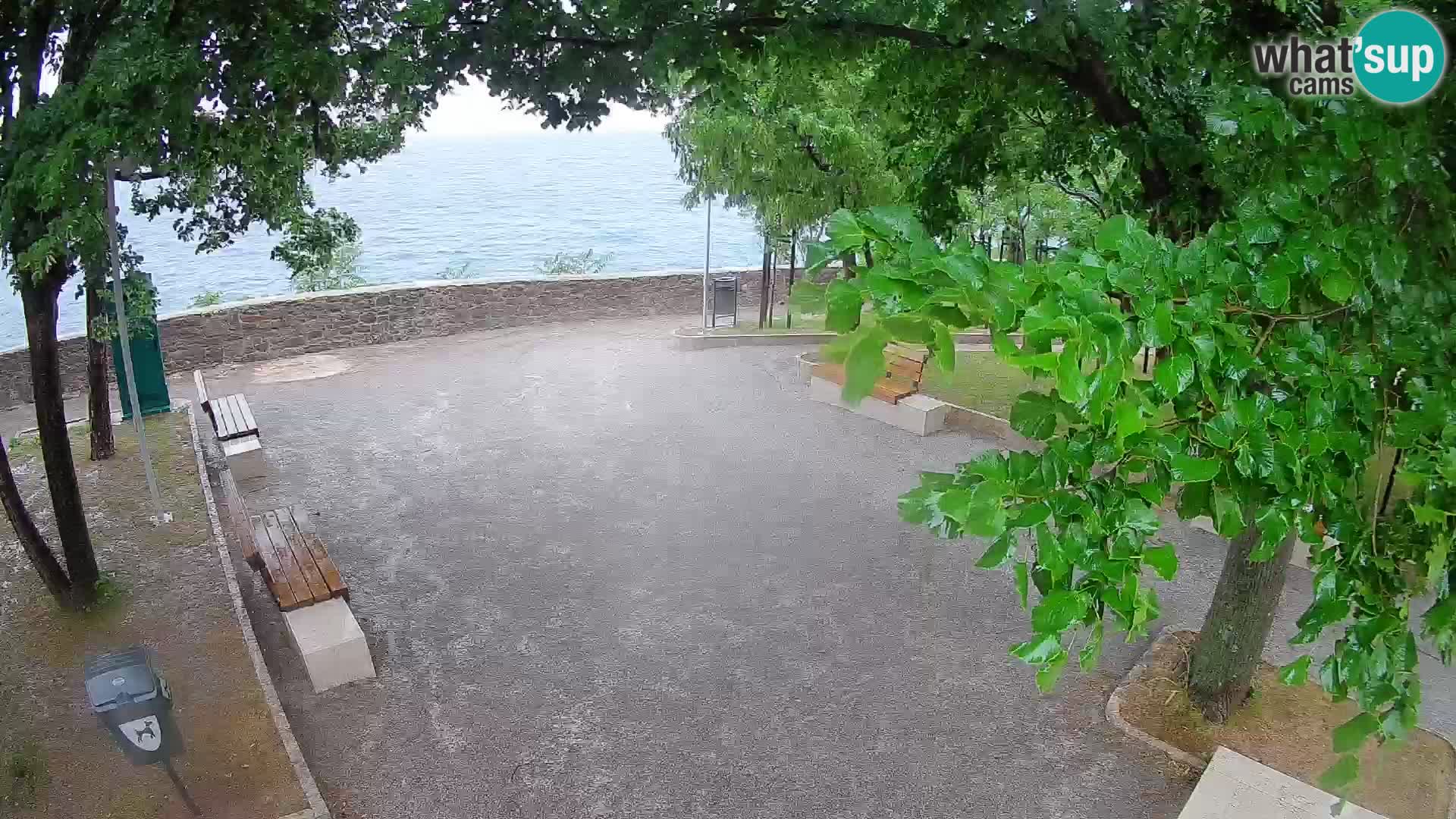 Kamera uživo Senj – Park književnika i Velebitski kanal