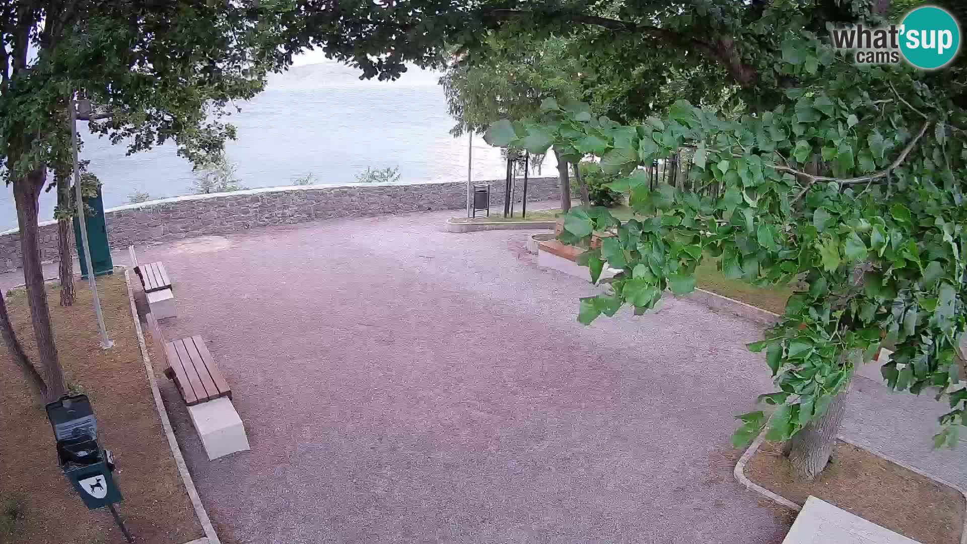Kamera uživo Senj – Park književnika i Velebitski kanal