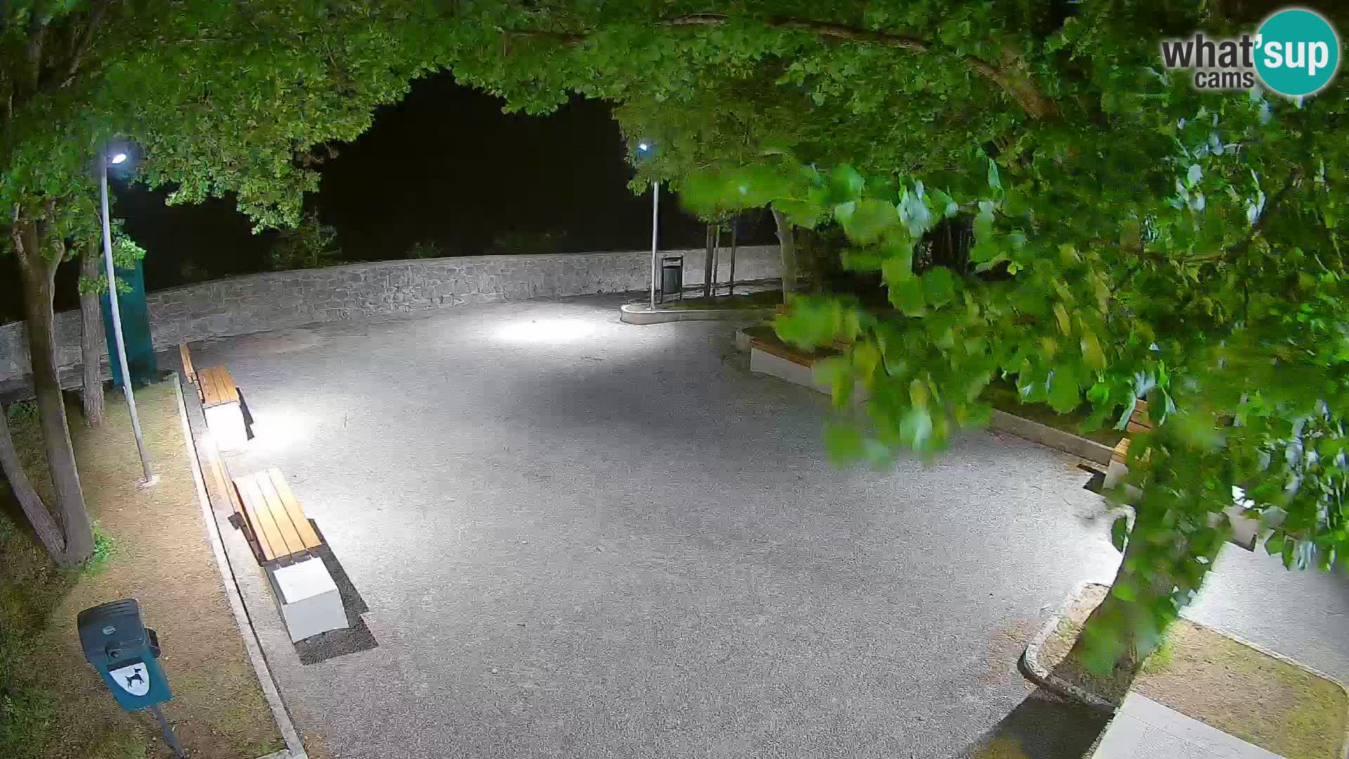 Senj Live Cam – Writers’ Park and the Velebit Channel