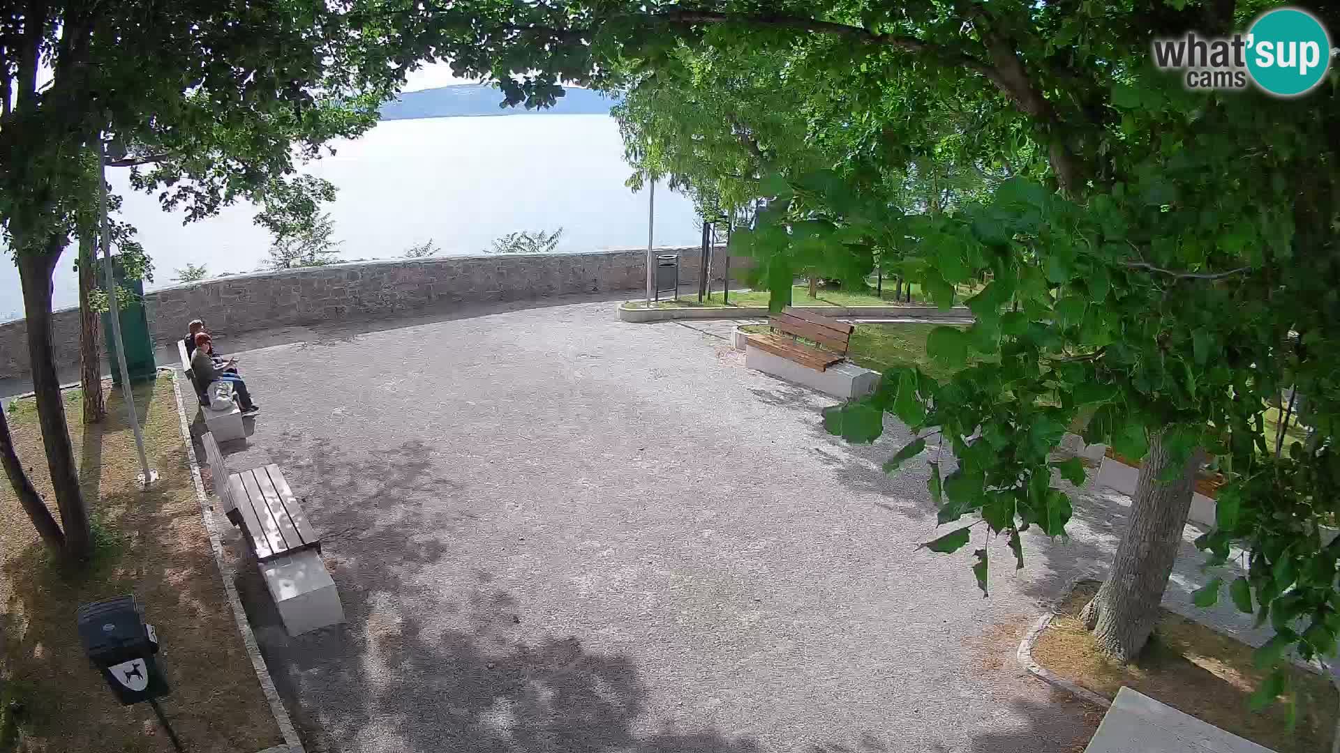Kamera uživo Senj – Park književnika i Velebitski kanal