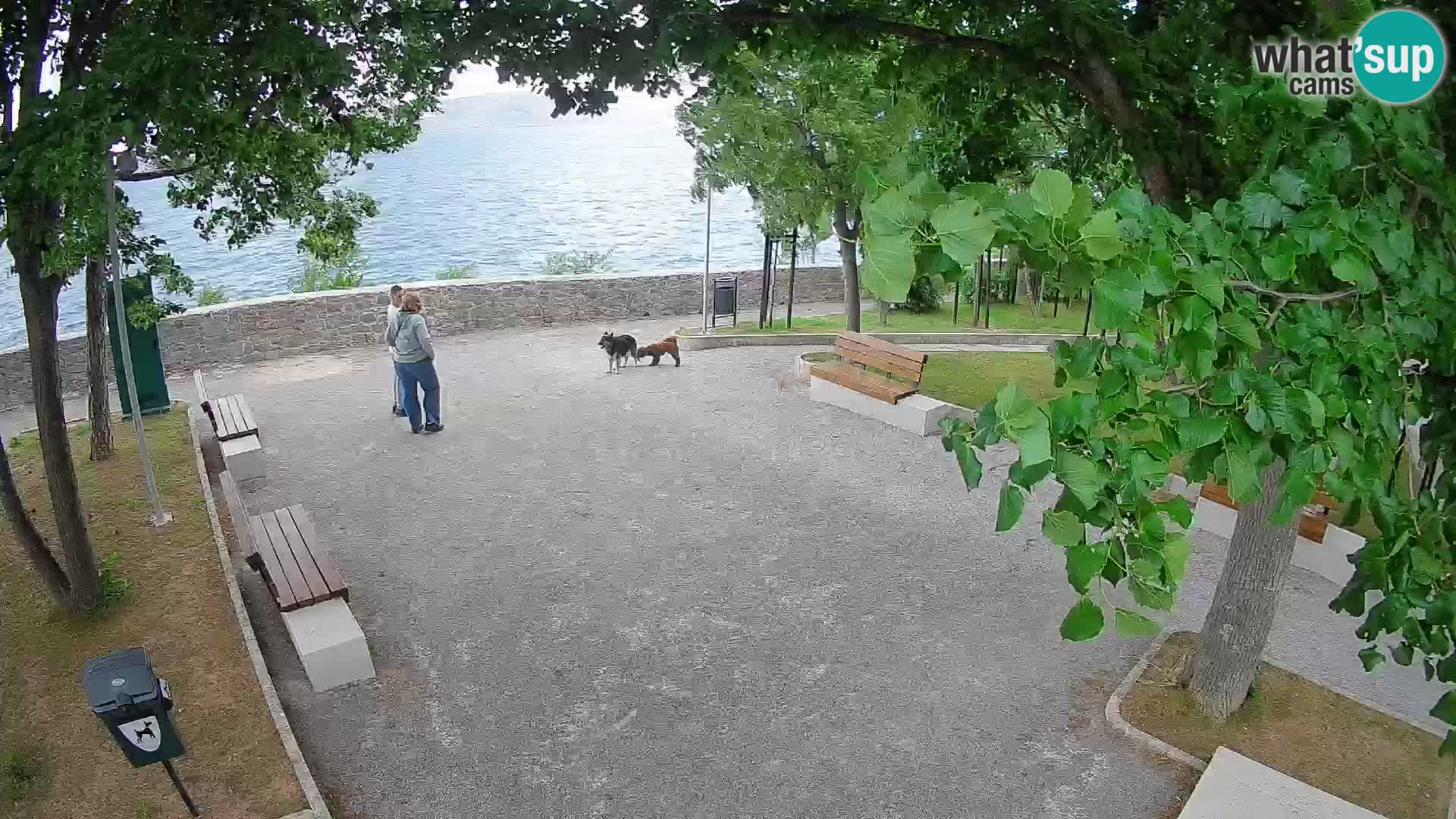 Kamera uživo Senj – Park književnika i Velebitski kanal