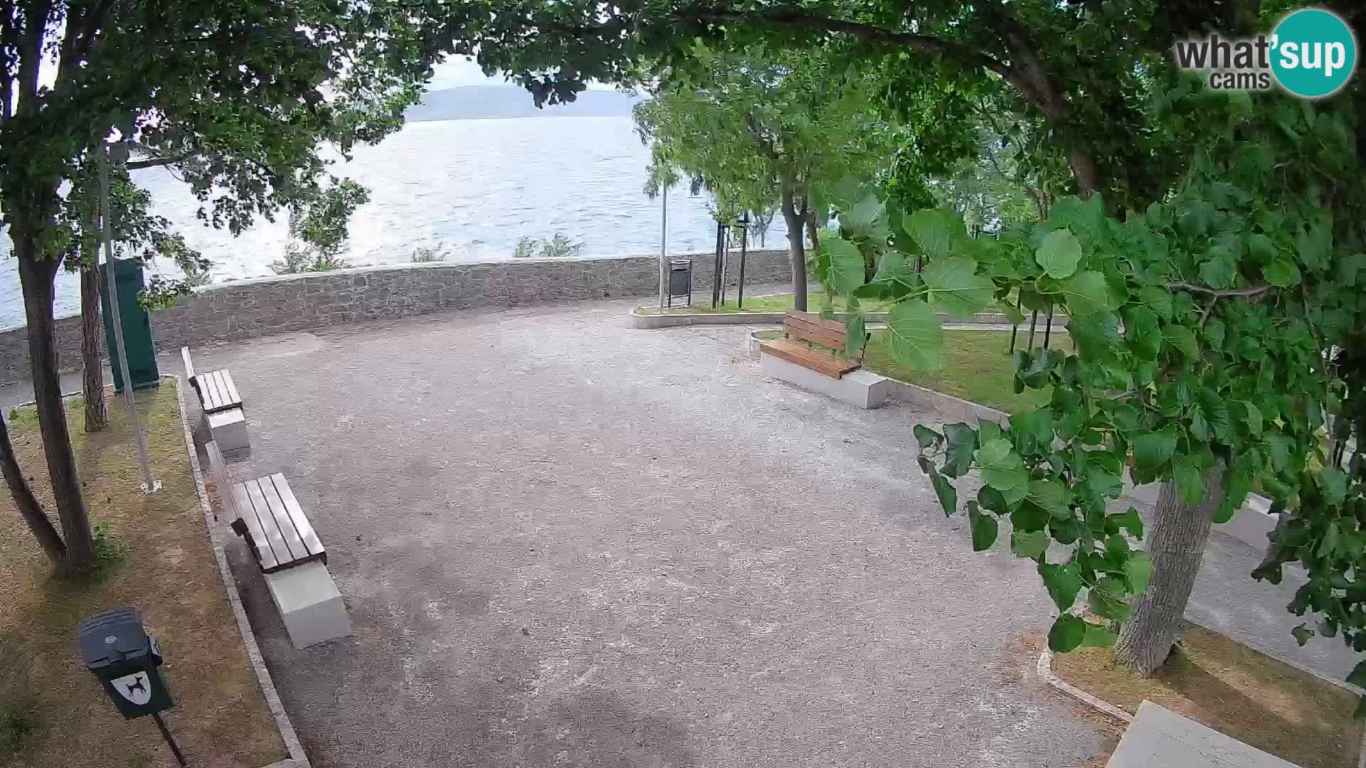 Kamera uživo Senj – Park književnika i Velebitski kanal