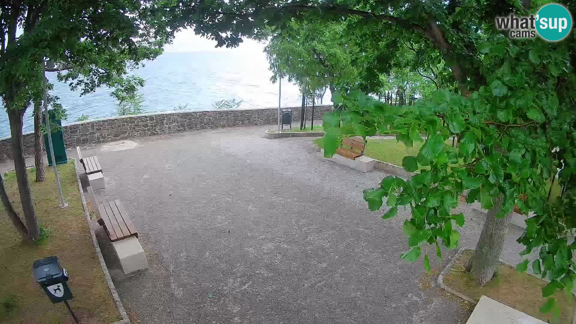 Kamera uživo Senj – Park književnika i Velebitski kanal