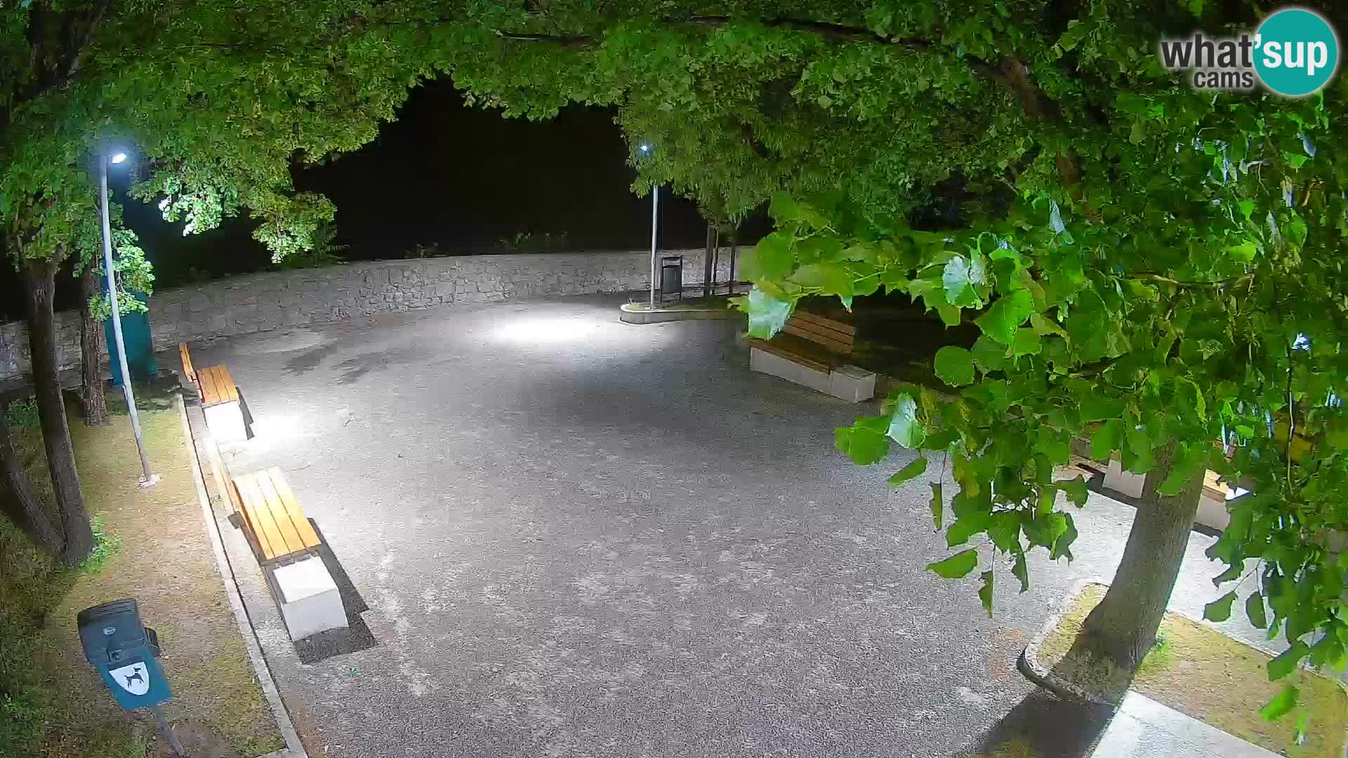 Senj Live Webcam – Schriftstellerpark und Velebit-Kanal