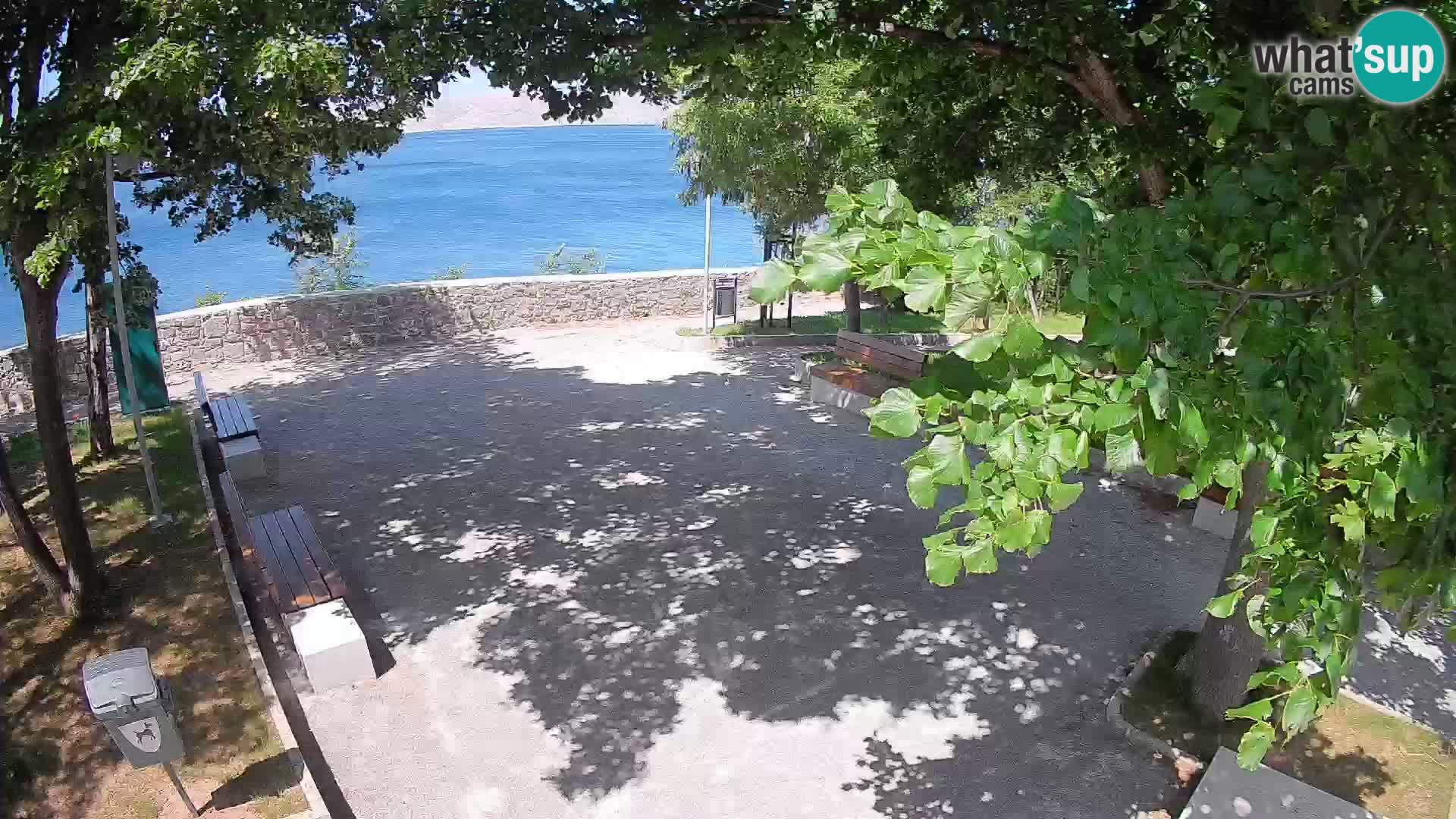 Kamera uživo Senj – Park književnika i Velebitski kanal