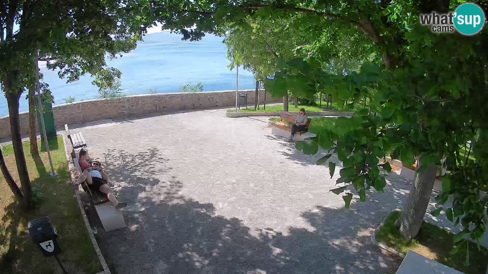 Kamera uživo Senj – Park književnika i Velebitski kanal