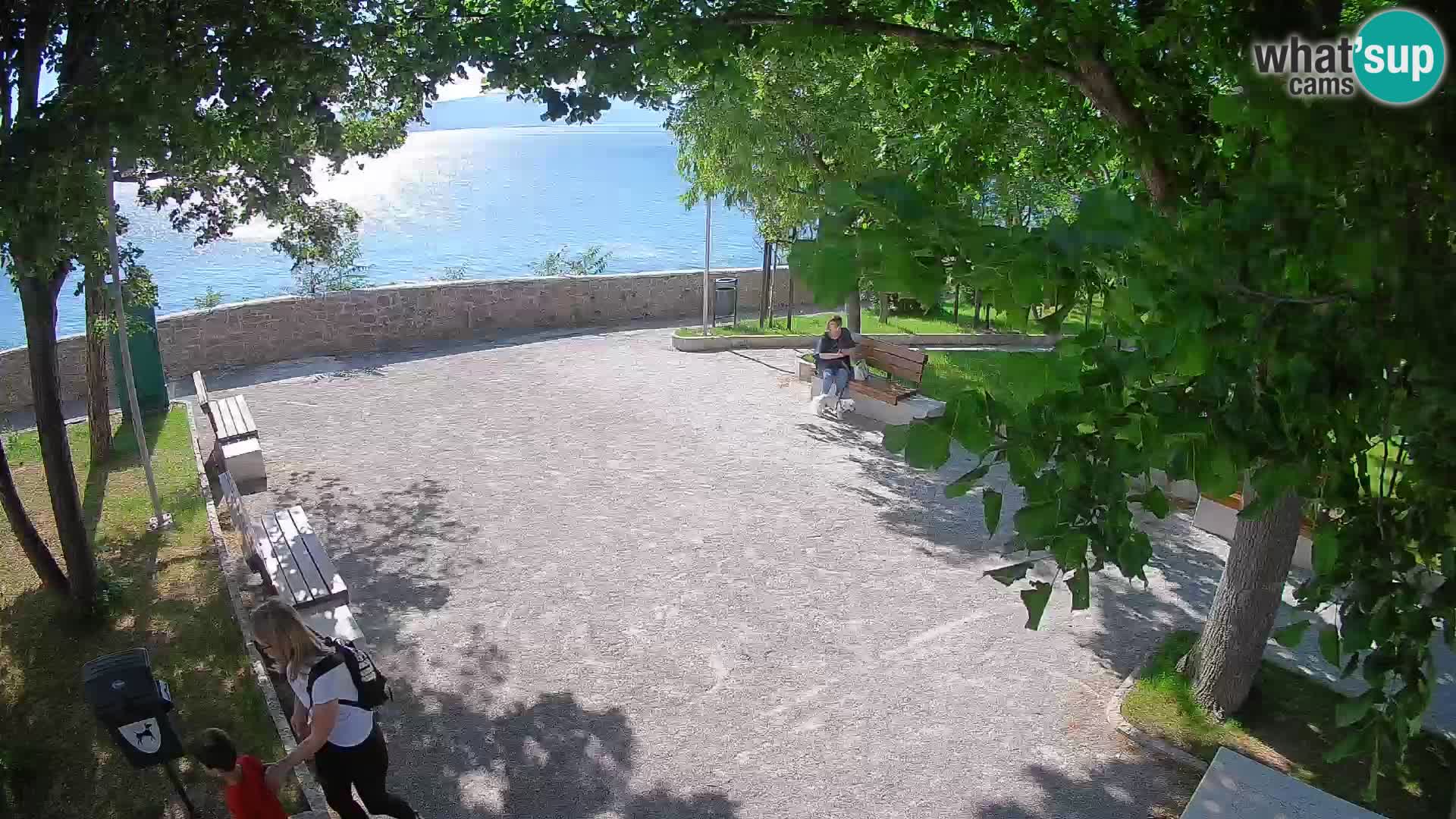Kamera uživo Senj – Park književnika i Velebitski kanal